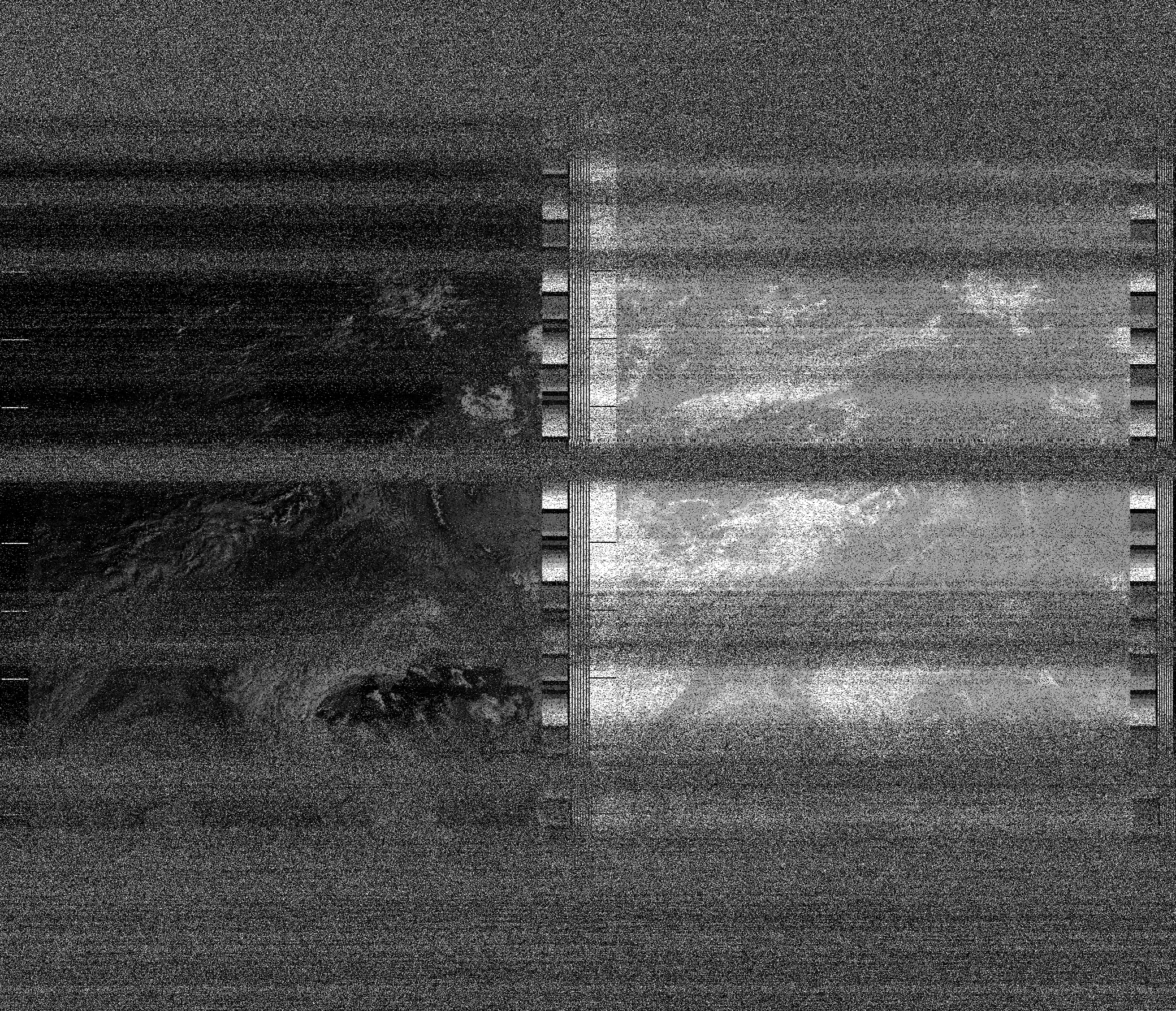 Pristine output with telemetry data withut cropping. Pristine images are
unenhanced, but normalised to produce images which represent,
as best as the software is able to, the original digital data. No attempt is made to temperature
normalise IR images. Disables gamma, sharpening, rotation, and other enhancements.