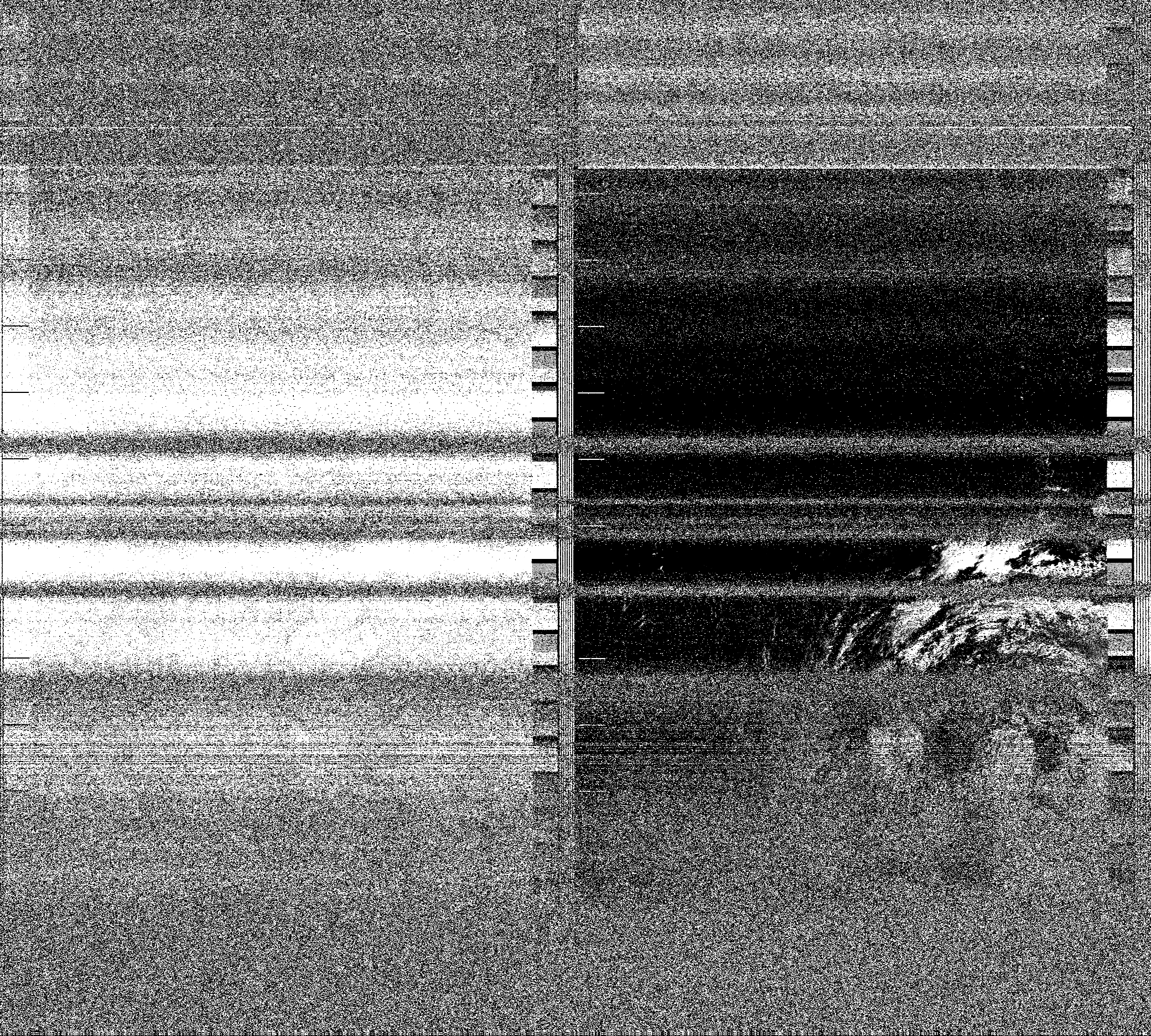 Pristine output with telemetry data withut cropping. Pristine images are
unenhanced, but normalised to produce images which represent,
as best as the software is able to, the original digital data. No attempt is made to temperature
normalise IR images. Disables gamma, sharpening, rotation, and other enhancements.