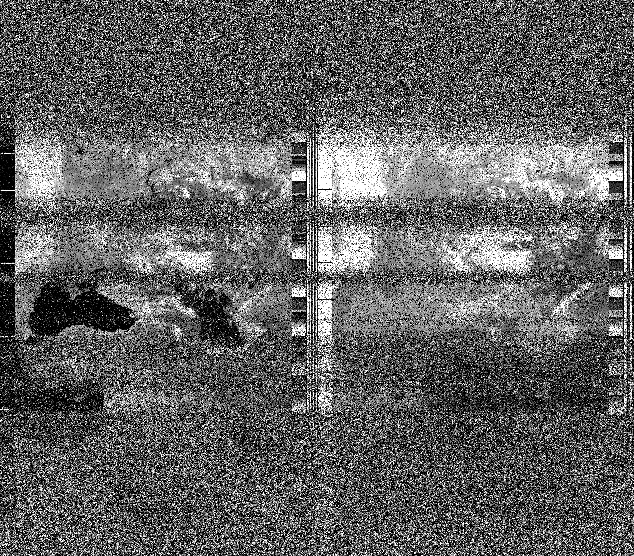 Pristine output with telemetry data withut cropping. Pristine images are
unenhanced, but normalised to produce images which represent,
as best as the software is able to, the original digital data. No attempt is made to temperature
normalise IR images. Disables gamma, sharpening, rotation, and other enhancements.
