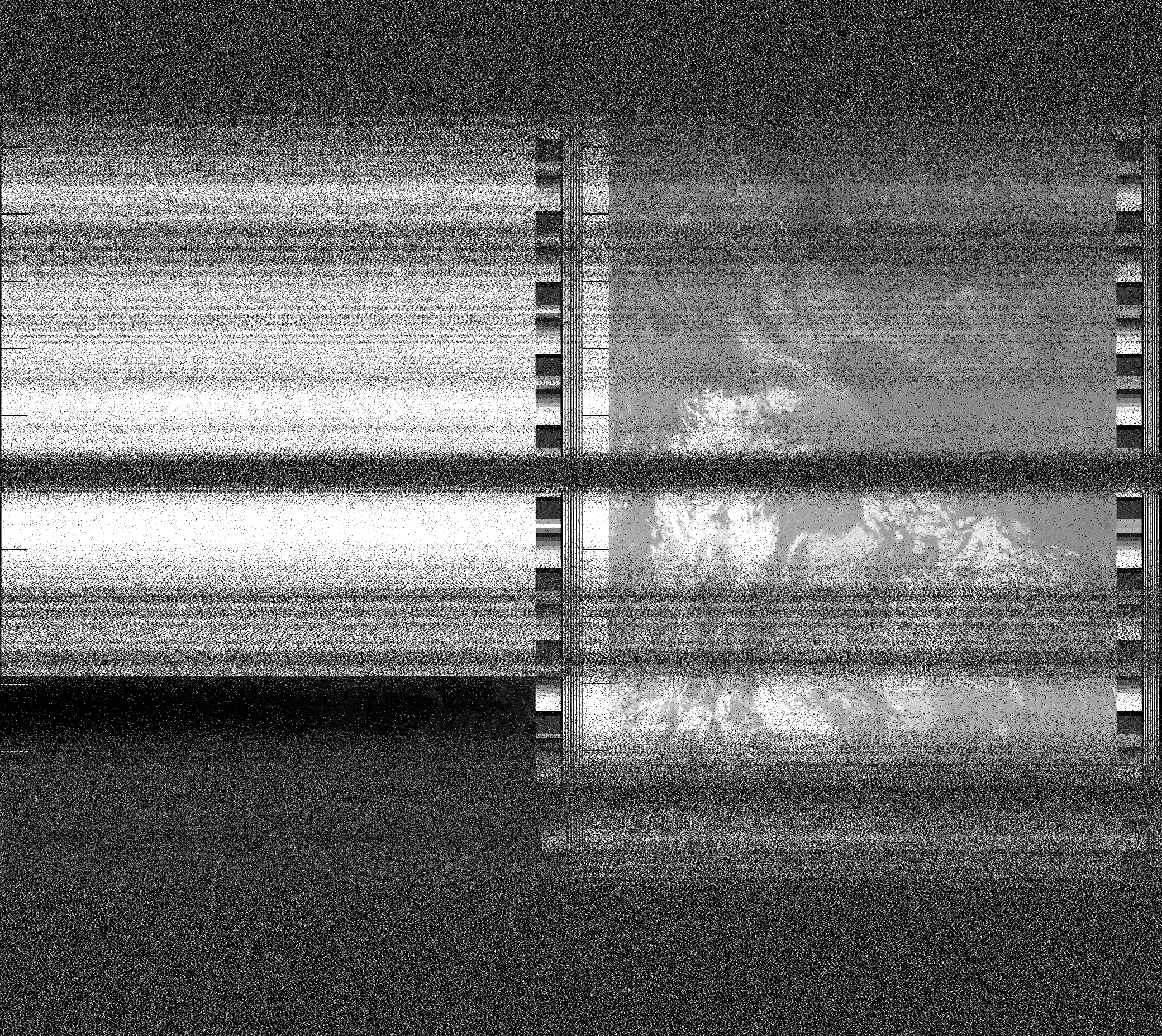 Pristine output with telemetry data withut cropping. Pristine images are
unenhanced, but normalised to produce images which represent,
as best as the software is able to, the original digital data. No attempt is made to temperature
normalise IR images. Disables gamma, sharpening, rotation, and other enhancements.