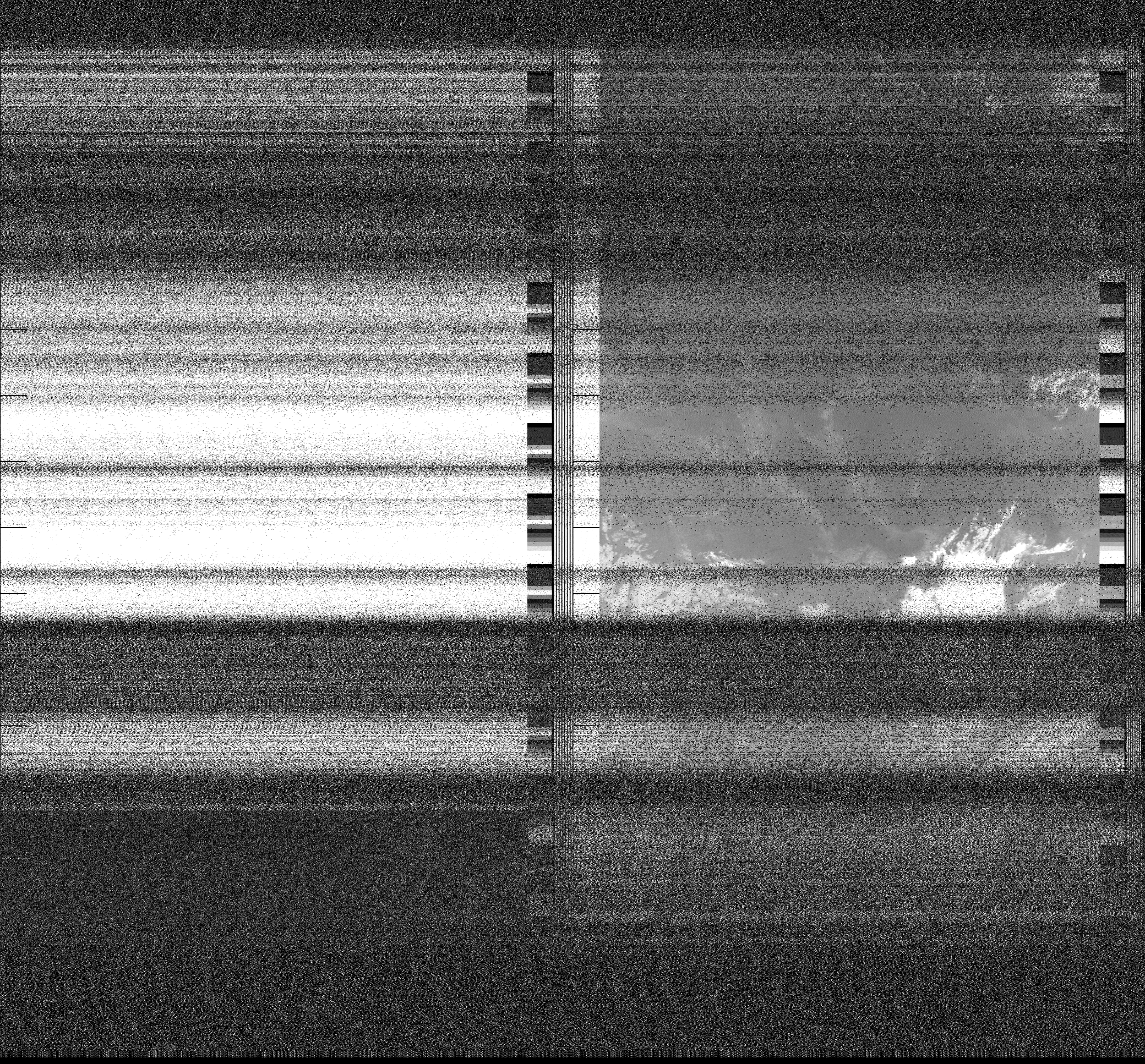 Pristine output with telemetry data withut cropping. Pristine images are
unenhanced, but normalised to produce images which represent,
as best as the software is able to, the original digital data. No attempt is made to temperature
normalise IR images. Disables gamma, sharpening, rotation, and other enhancements.