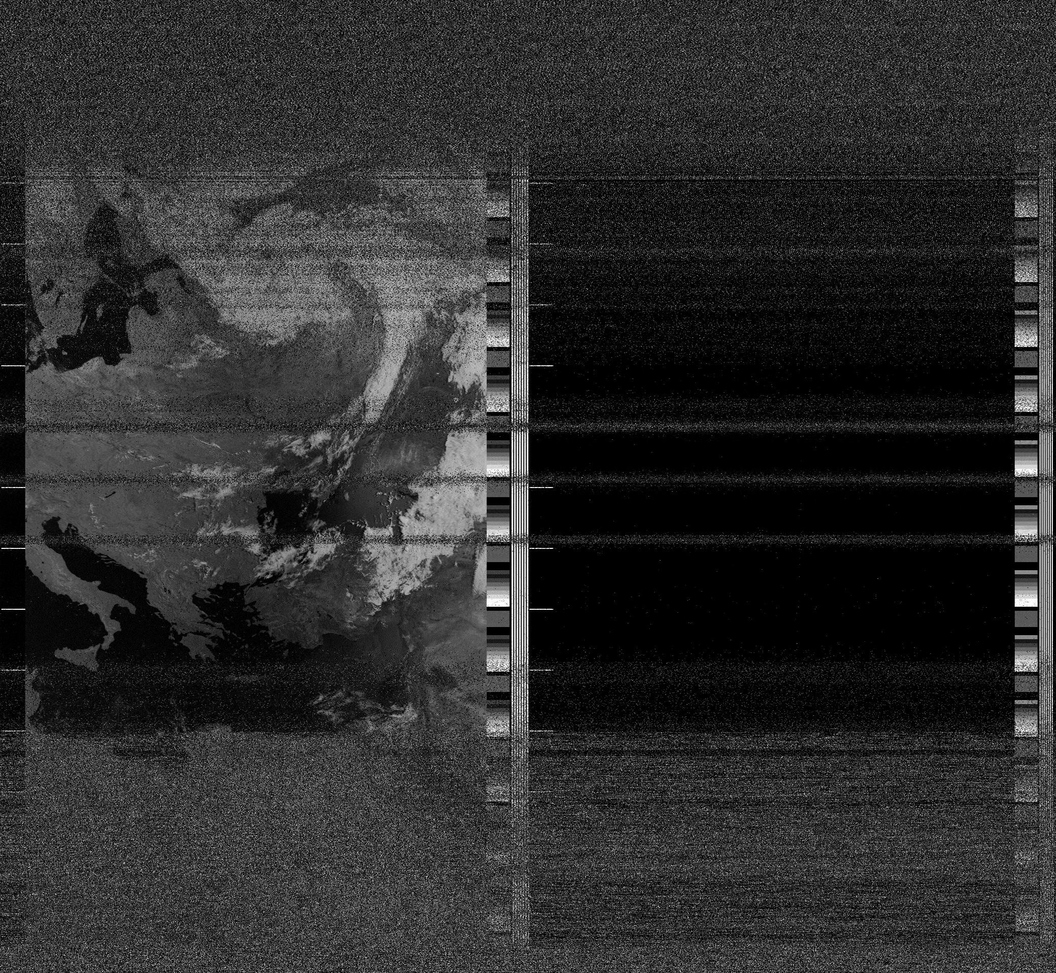 Pristine output with telemetry data withut cropping. Pristine images are
unenhanced, but normalised to produce images which represent,
as best as the software is able to, the original digital data. No attempt is made to temperature
normalise IR images. Disables gamma, sharpening, rotation, and other enhancements.