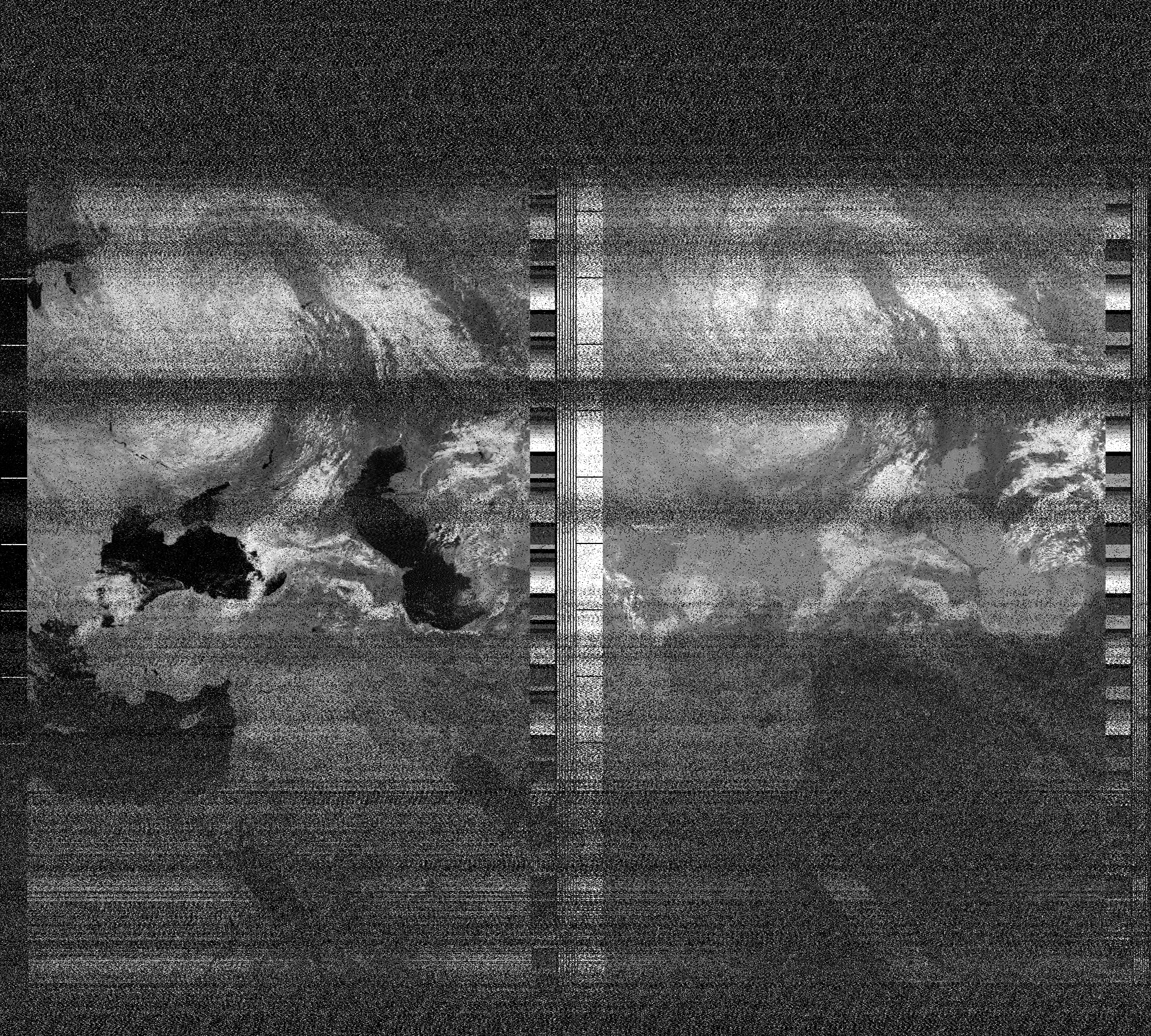 Pristine output with telemetry data withut cropping. Pristine images are
unenhanced, but normalised to produce images which represent,
as best as the software is able to, the original digital data. No attempt is made to temperature
normalise IR images. Disables gamma, sharpening, rotation, and other enhancements.