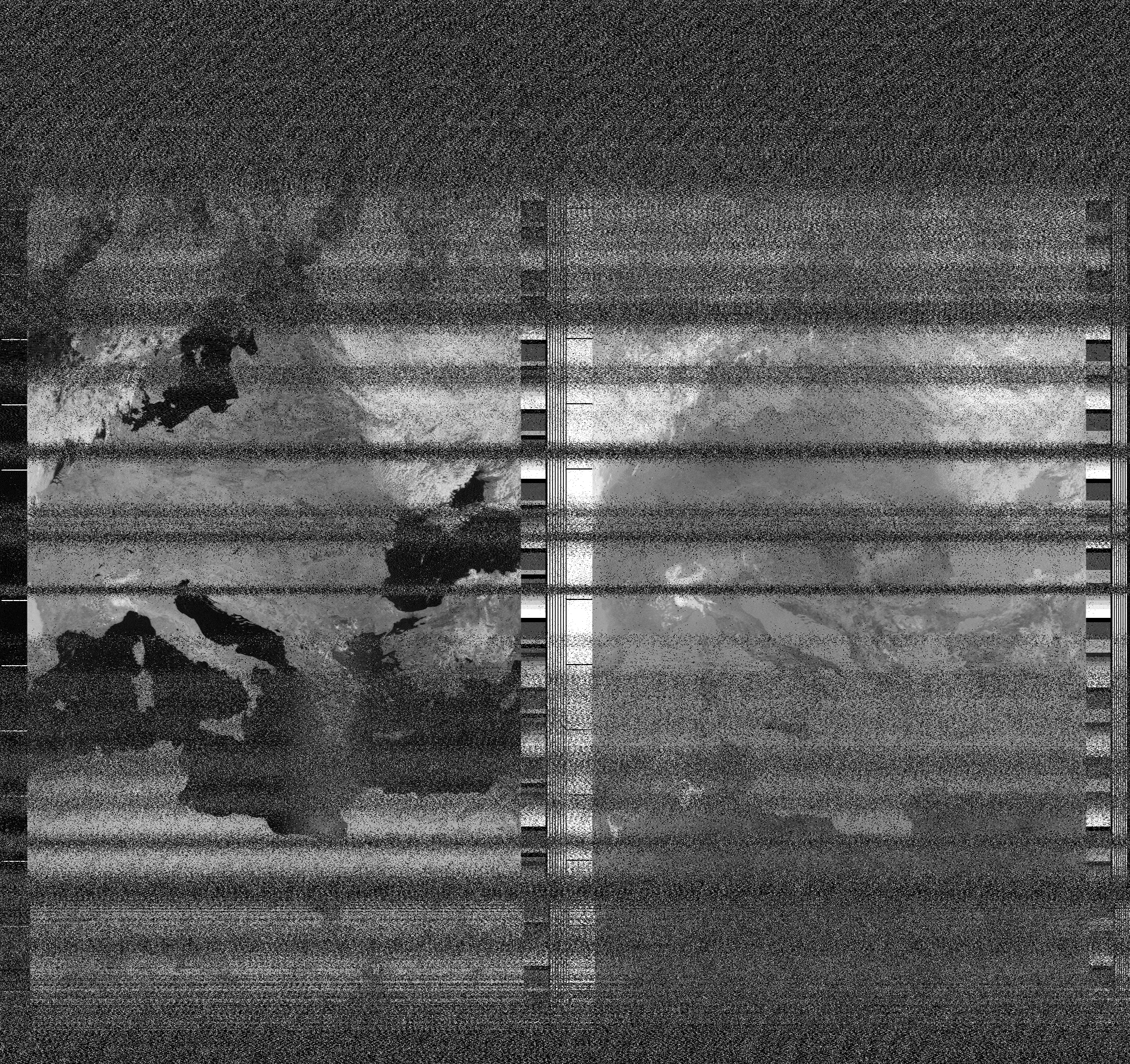 Pristine output with telemetry data withut cropping. Pristine images are
unenhanced, but normalised to produce images which represent,
as best as the software is able to, the original digital data. No attempt is made to temperature
normalise IR images. Disables gamma, sharpening, rotation, and other enhancements.