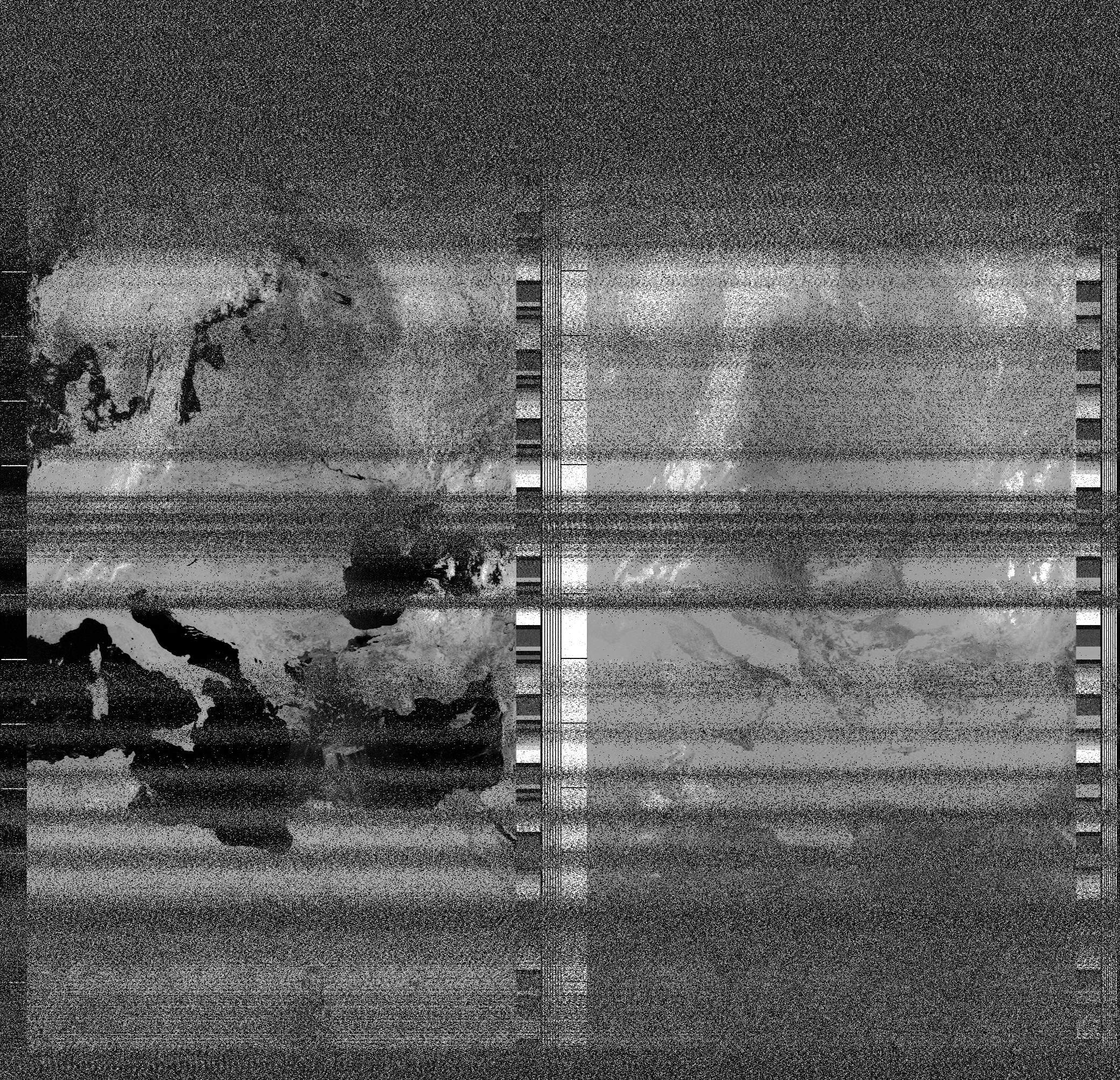 Pristine output with telemetry data withut cropping. Pristine images are
unenhanced, but normalised to produce images which represent,
as best as the software is able to, the original digital data. No attempt is made to temperature
normalise IR images. Disables gamma, sharpening, rotation, and other enhancements.