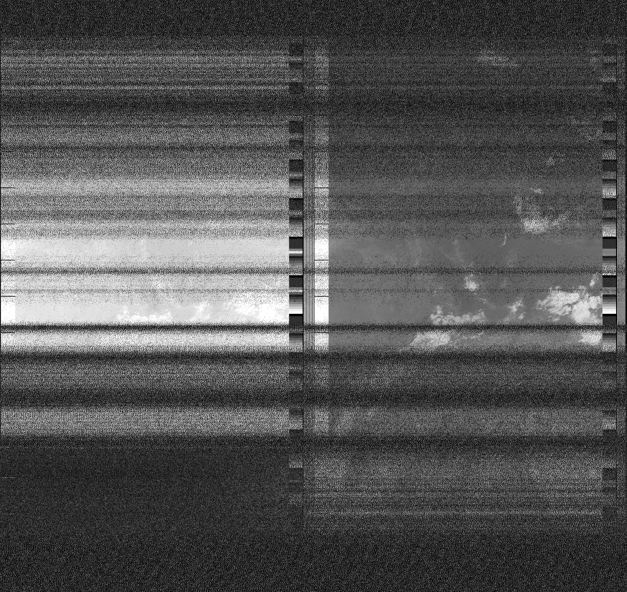 Pristine output with telemetry data withut cropping. Pristine images are
unenhanced, but normalised to produce images which represent,
as best as the software is able to, the original digital data. No attempt is made to temperature
normalise IR images. Disables gamma, sharpening, rotation, and other enhancements.