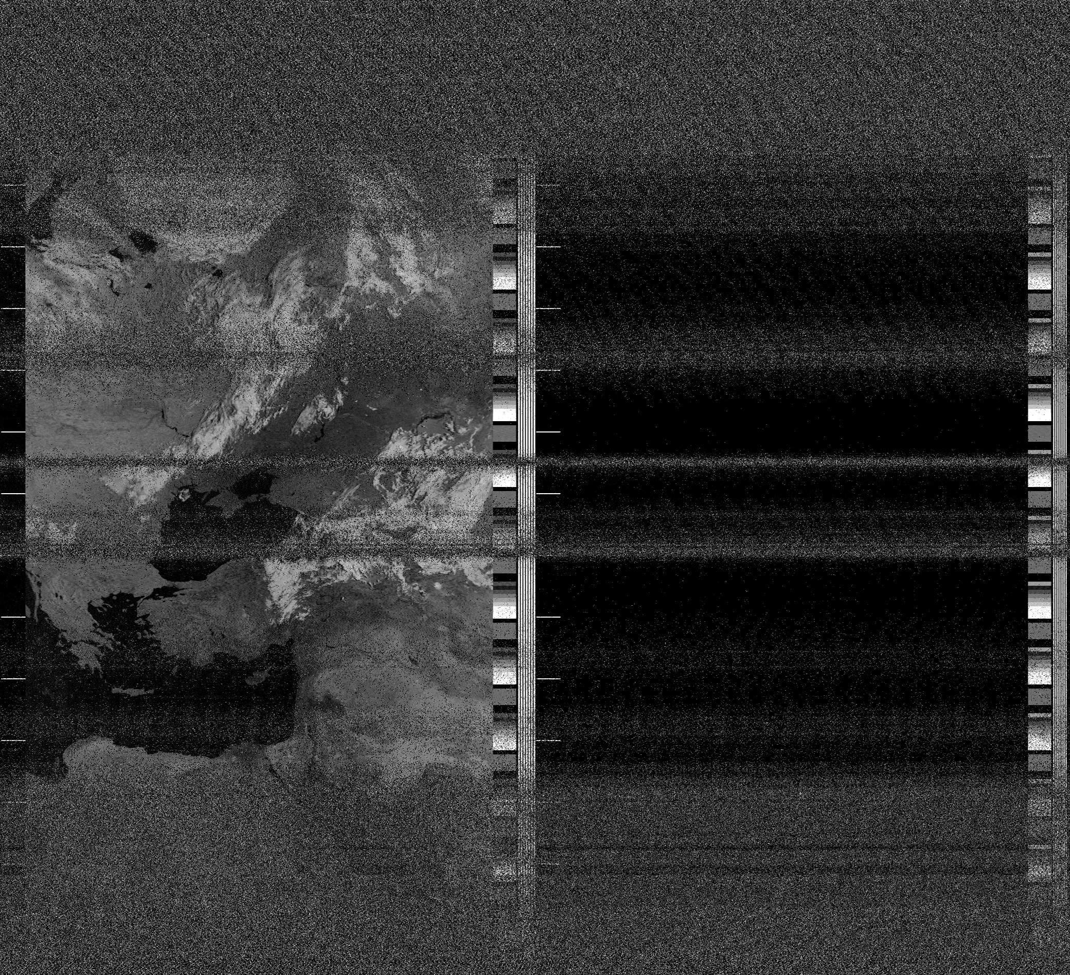 Pristine output with telemetry data withut cropping. Pristine images are
unenhanced, but normalised to produce images which represent,
as best as the software is able to, the original digital data. No attempt is made to temperature
normalise IR images. Disables gamma, sharpening, rotation, and other enhancements.