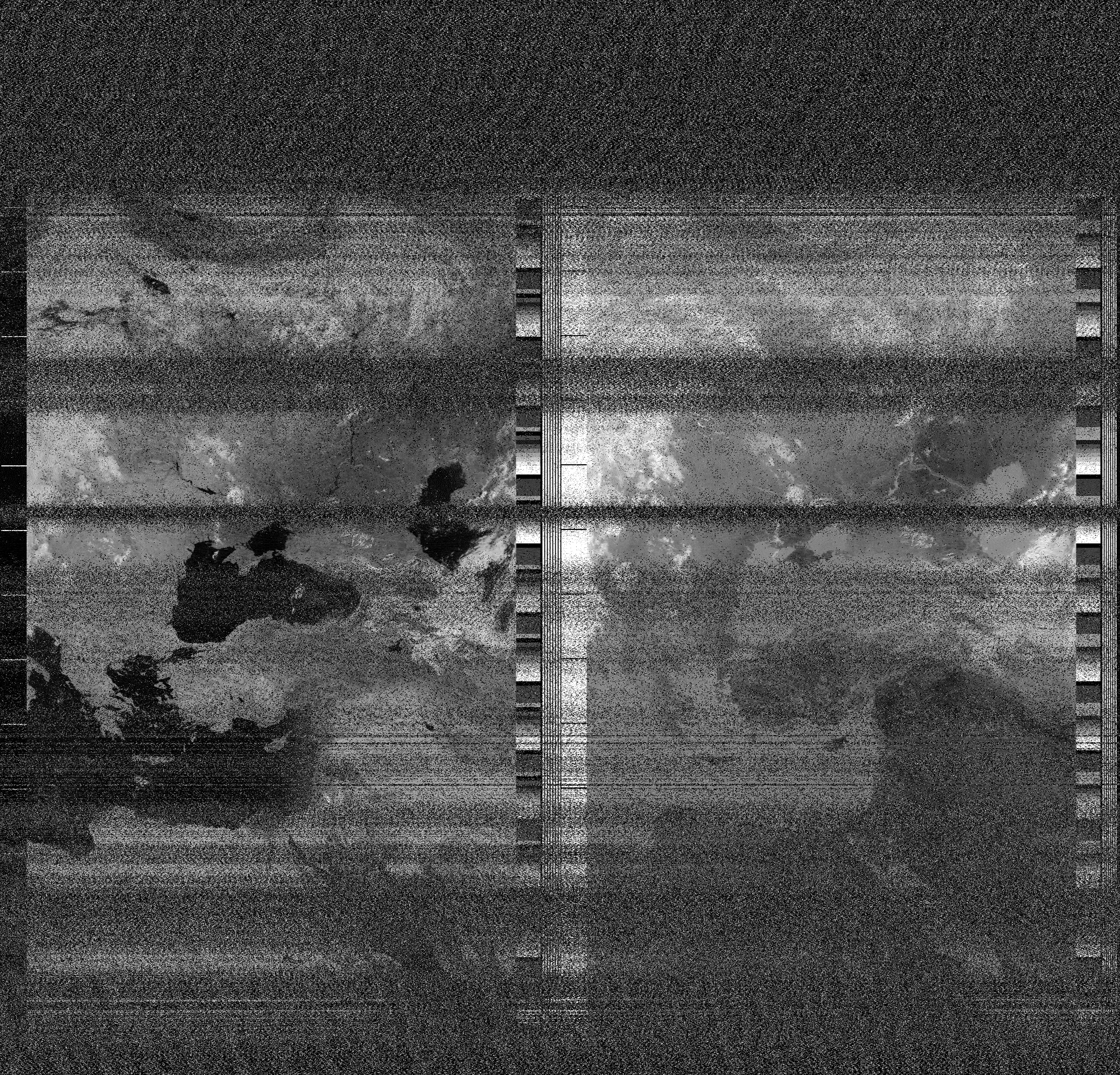 Pristine output with telemetry data withut cropping. Pristine images are
unenhanced, but normalised to produce images which represent,
as best as the software is able to, the original digital data. No attempt is made to temperature
normalise IR images. Disables gamma, sharpening, rotation, and other enhancements.