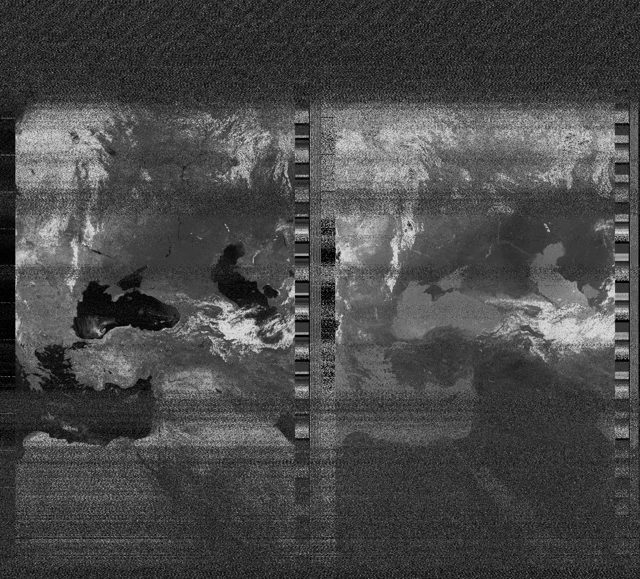 Pristine output with telemetry data withut cropping. Pristine images are
unenhanced, but normalised to produce images which represent,
as best as the software is able to, the original digital data. No attempt is made to temperature
normalise IR images. Disables gamma, sharpening, rotation, and other enhancements.