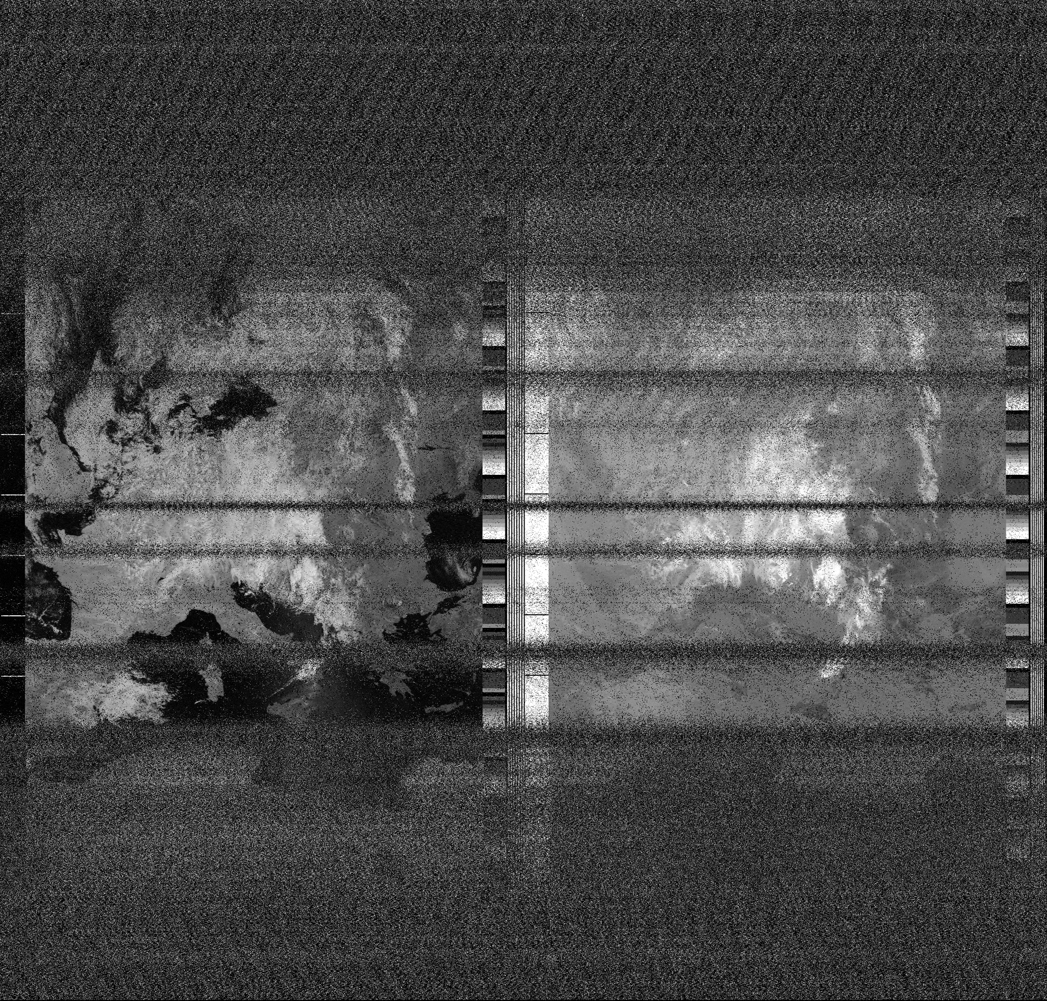 Pristine output with telemetry data withut cropping. Pristine images are
unenhanced, but normalised to produce images which represent,
as best as the software is able to, the original digital data. No attempt is made to temperature
normalise IR images. Disables gamma, sharpening, rotation, and other enhancements.