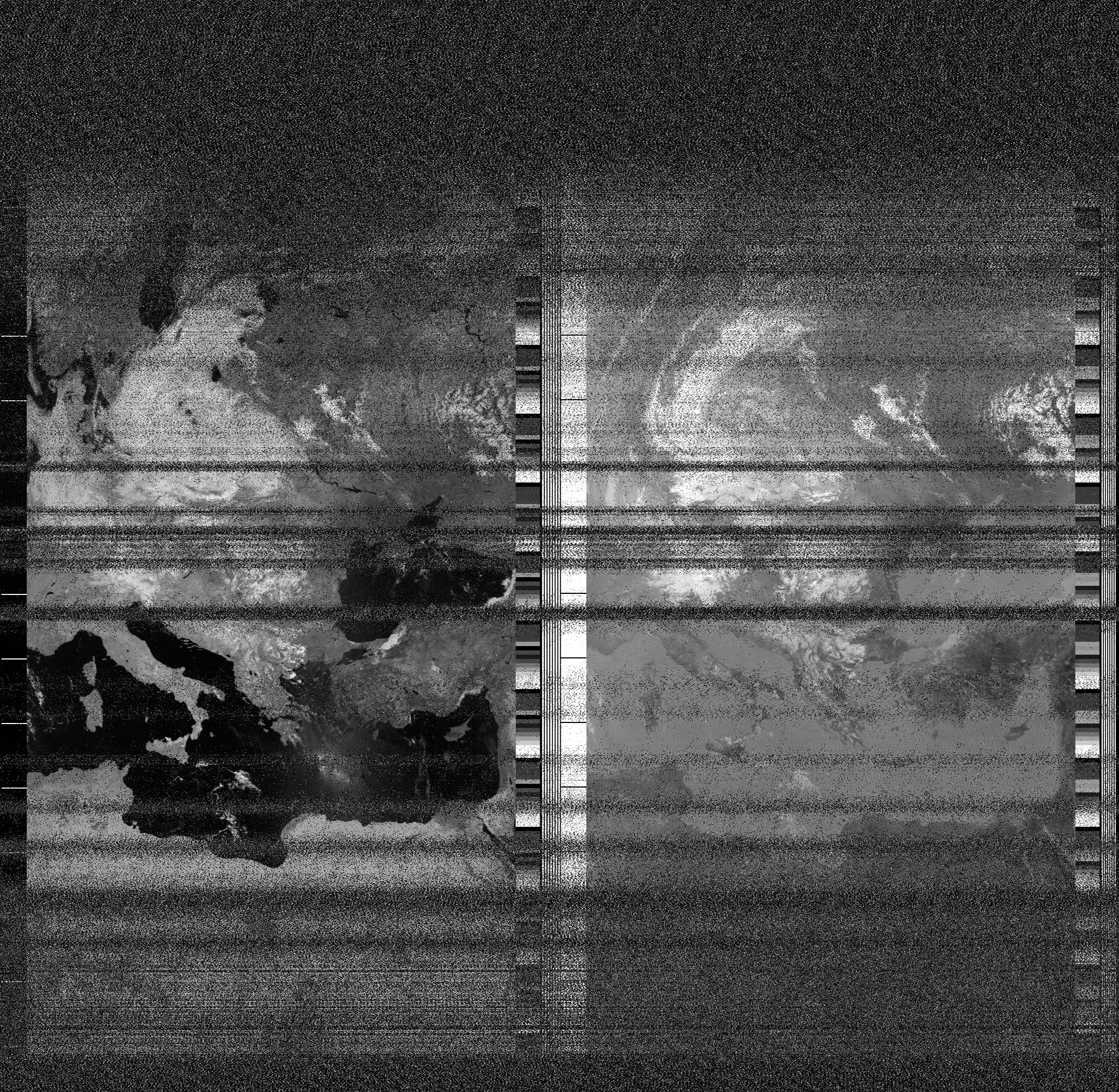 Pristine output with telemetry data withut cropping. Pristine images are
unenhanced, but normalised to produce images which represent,
as best as the software is able to, the original digital data. No attempt is made to temperature
normalise IR images. Disables gamma, sharpening, rotation, and other enhancements.