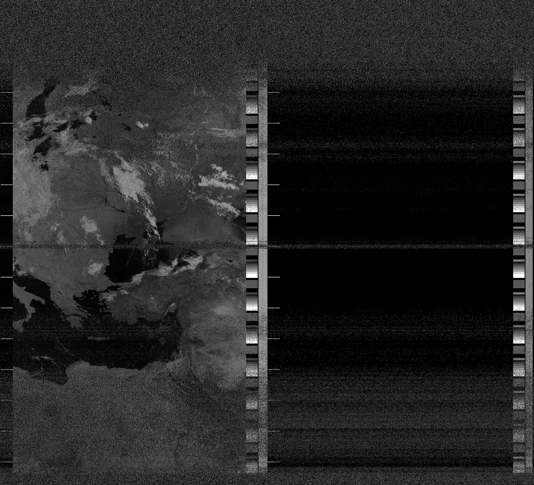 Pristine output with telemetry data withut cropping. Pristine images are
unenhanced, but normalised to produce images which represent,
as best as the software is able to, the original digital data. No attempt is made to temperature
normalise IR images. Disables gamma, sharpening, rotation, and other enhancements.