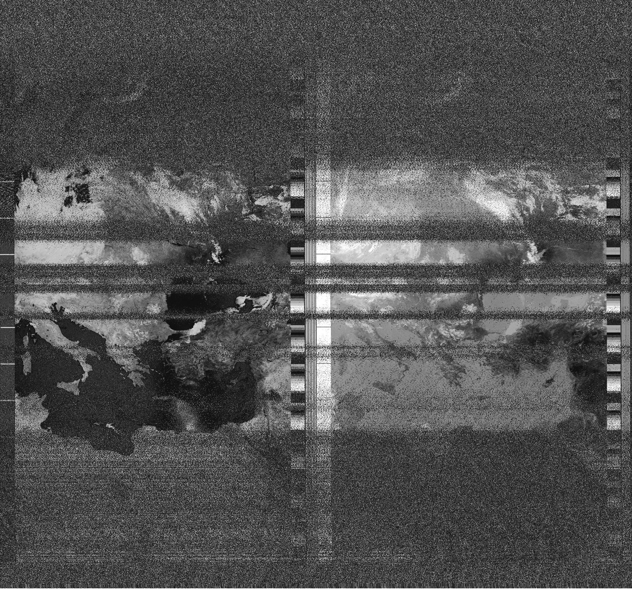 Pristine output with telemetry data withut cropping. Pristine images are
unenhanced, but normalised to produce images which represent,
as best as the software is able to, the original digital data. No attempt is made to temperature
normalise IR images. Disables gamma, sharpening, rotation, and other enhancements.