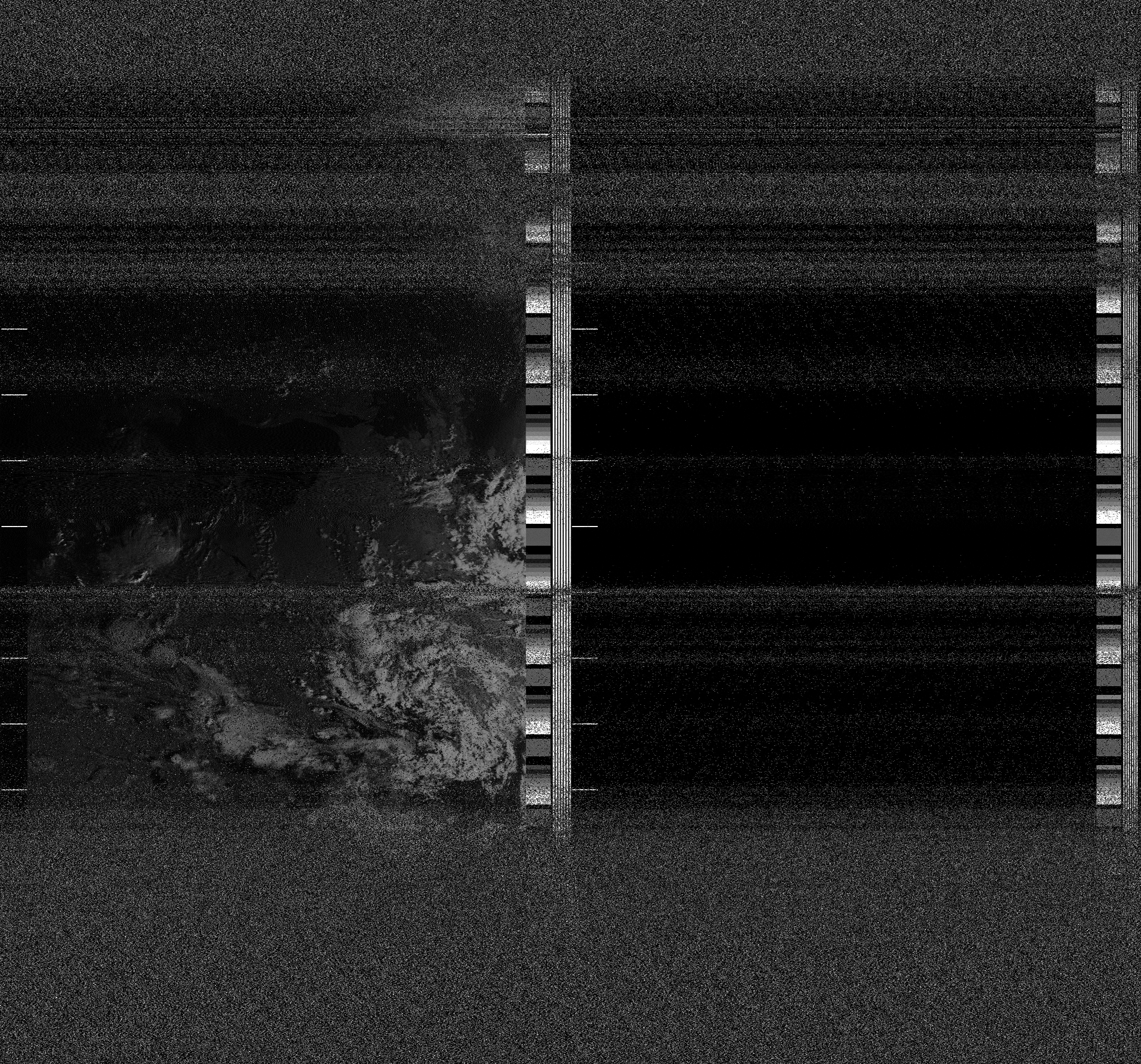 Pristine output with telemetry data withut cropping. Pristine images are
unenhanced, but normalised to produce images which represent,
as best as the software is able to, the original digital data. No attempt is made to temperature
normalise IR images. Disables gamma, sharpening, rotation, and other enhancements.