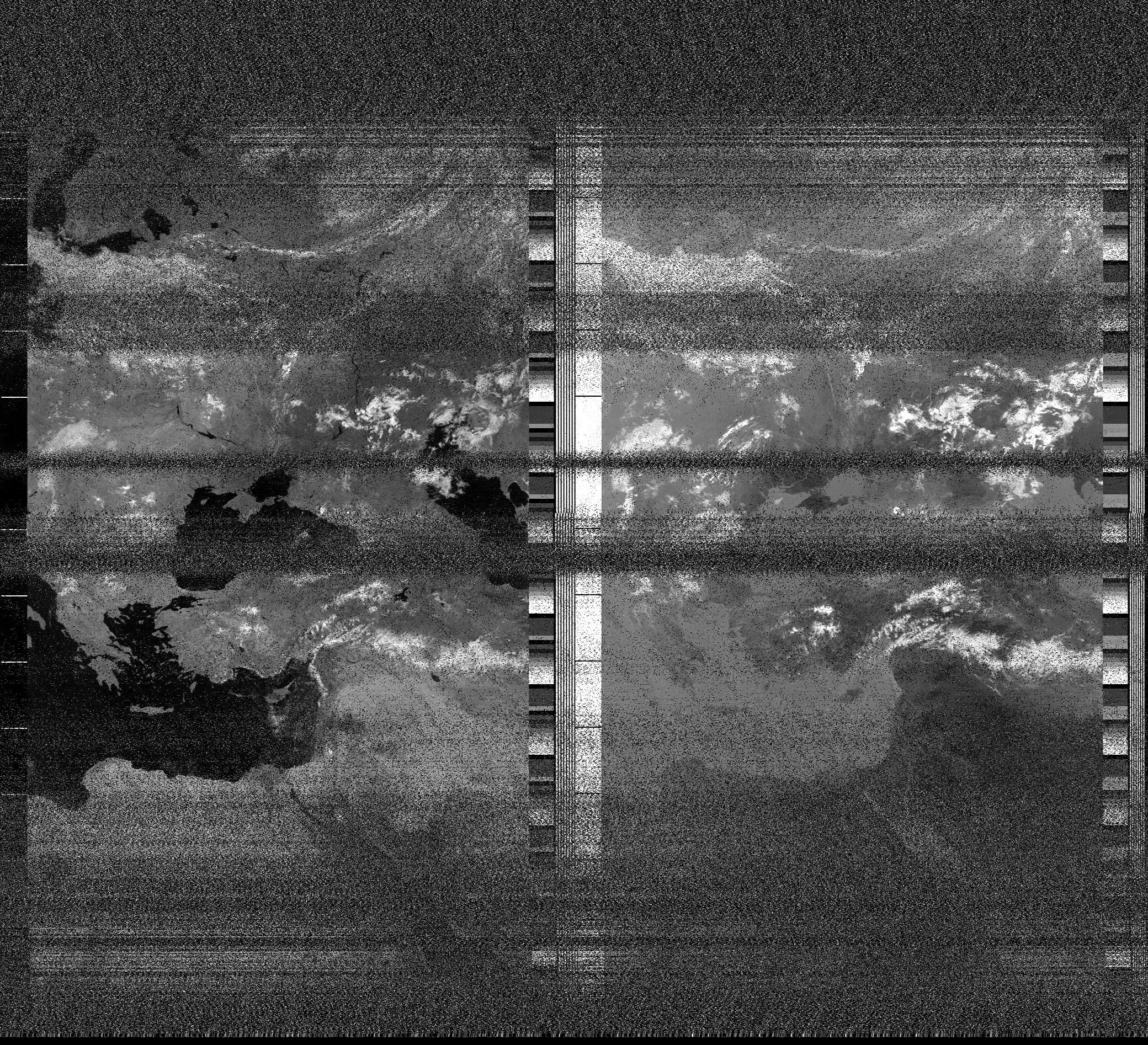Pristine output with telemetry data withut cropping. Pristine images are
unenhanced, but normalised to produce images which represent,
as best as the software is able to, the original digital data. No attempt is made to temperature
normalise IR images. Disables gamma, sharpening, rotation, and other enhancements.