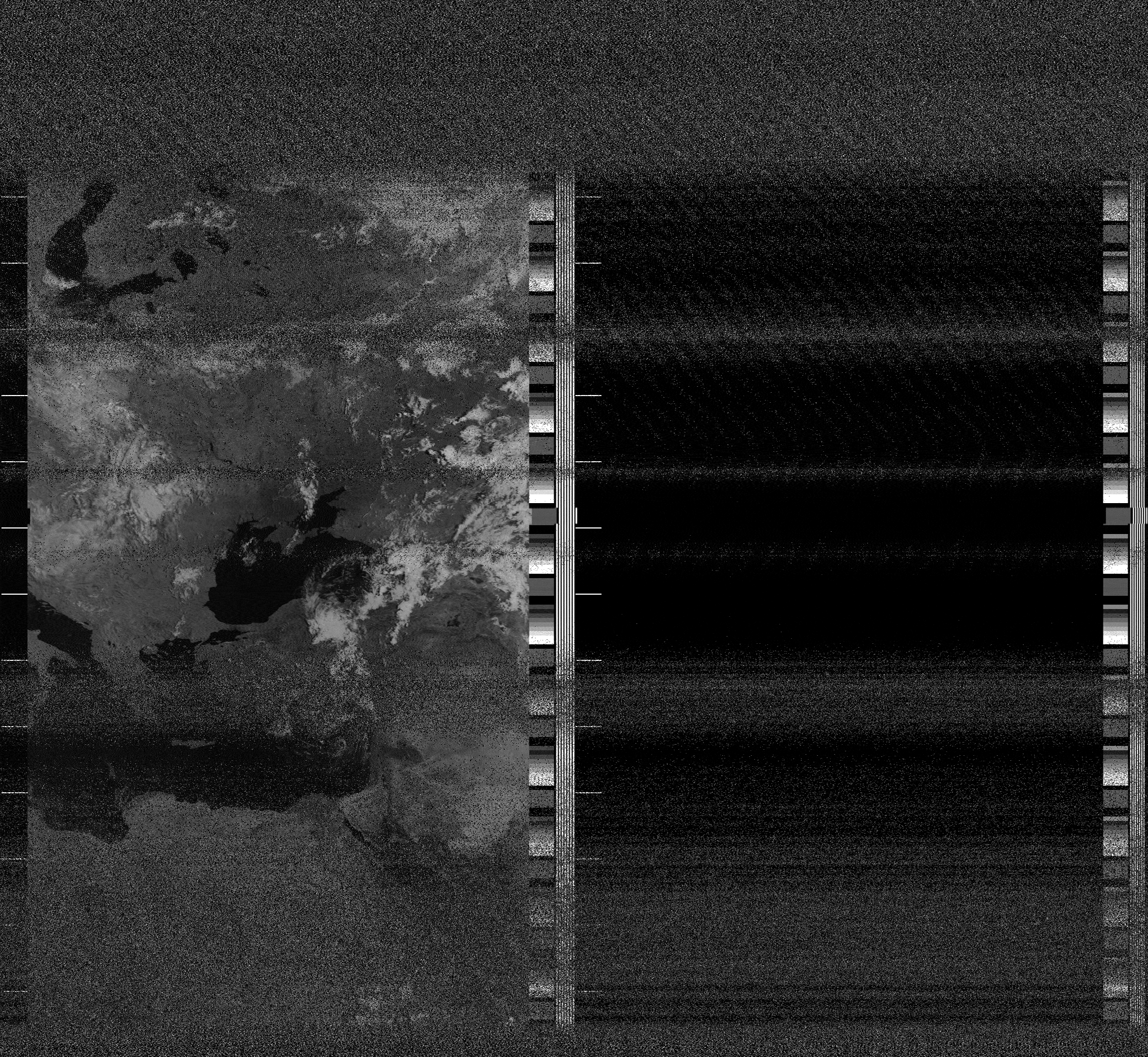 Pristine output with telemetry data withut cropping. Pristine images are
unenhanced, but normalised to produce images which represent,
as best as the software is able to, the original digital data. No attempt is made to temperature
normalise IR images. Disables gamma, sharpening, rotation, and other enhancements.