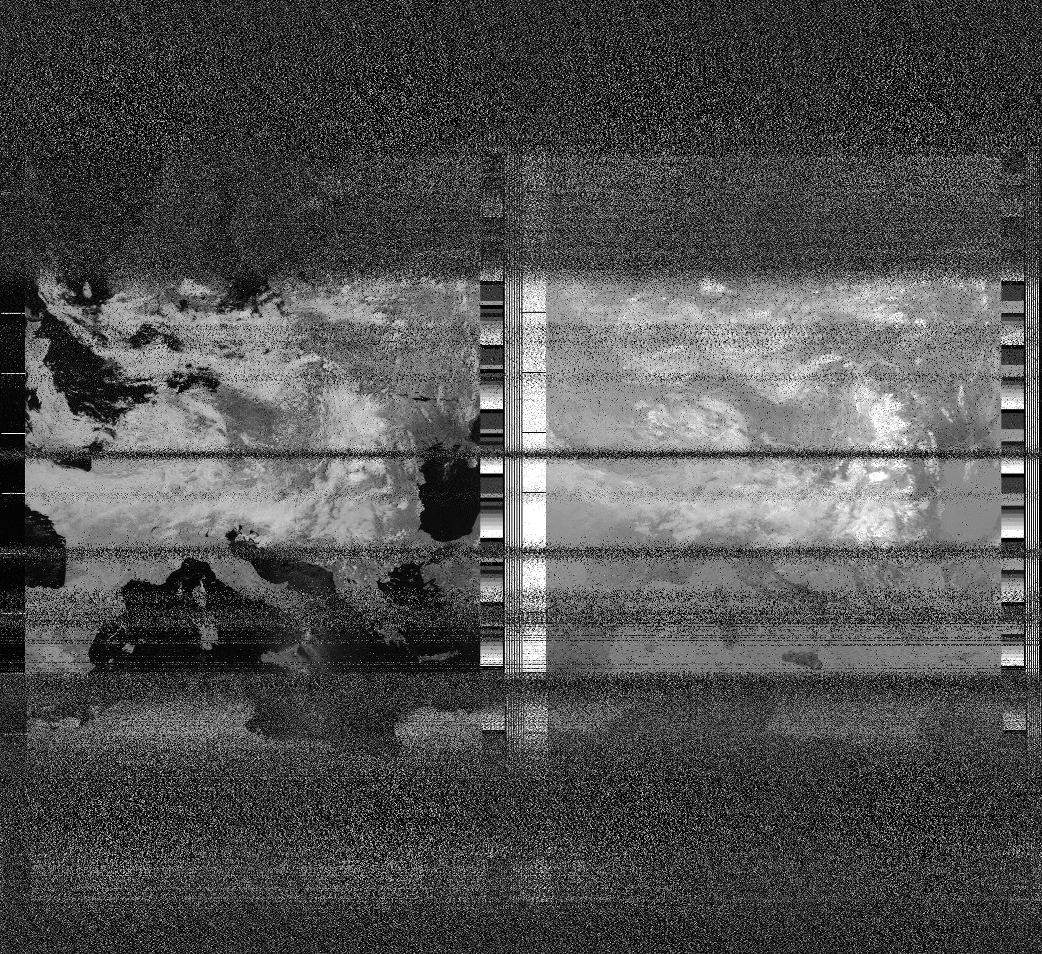 Pristine output with telemetry data withut cropping. Pristine images are
unenhanced, but normalised to produce images which represent,
as best as the software is able to, the original digital data. No attempt is made to temperature
normalise IR images. Disables gamma, sharpening, rotation, and other enhancements.