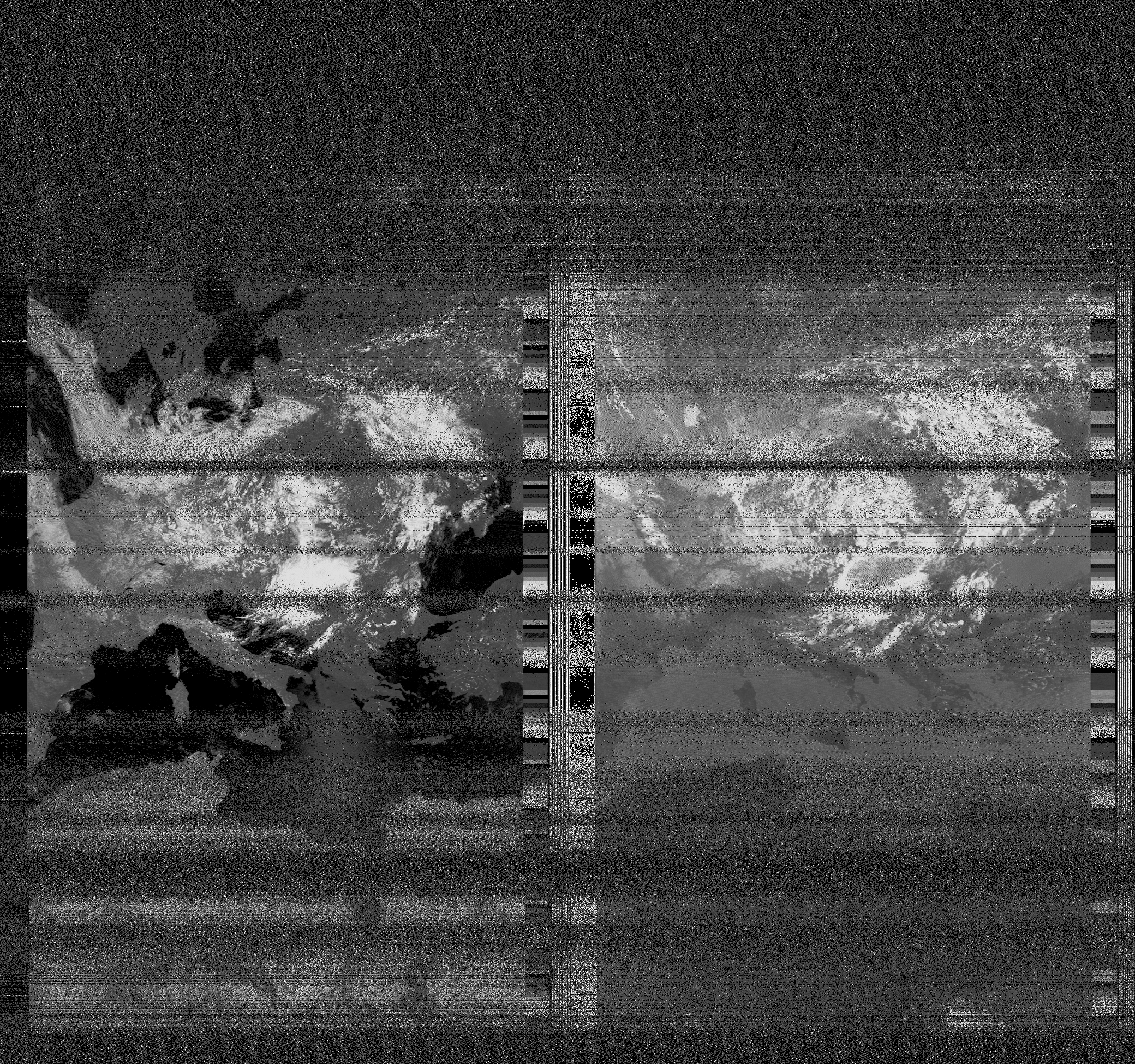 Pristine output with telemetry data withut cropping. Pristine images are
unenhanced, but normalised to produce images which represent,
as best as the software is able to, the original digital data. No attempt is made to temperature
normalise IR images. Disables gamma, sharpening, rotation, and other enhancements.