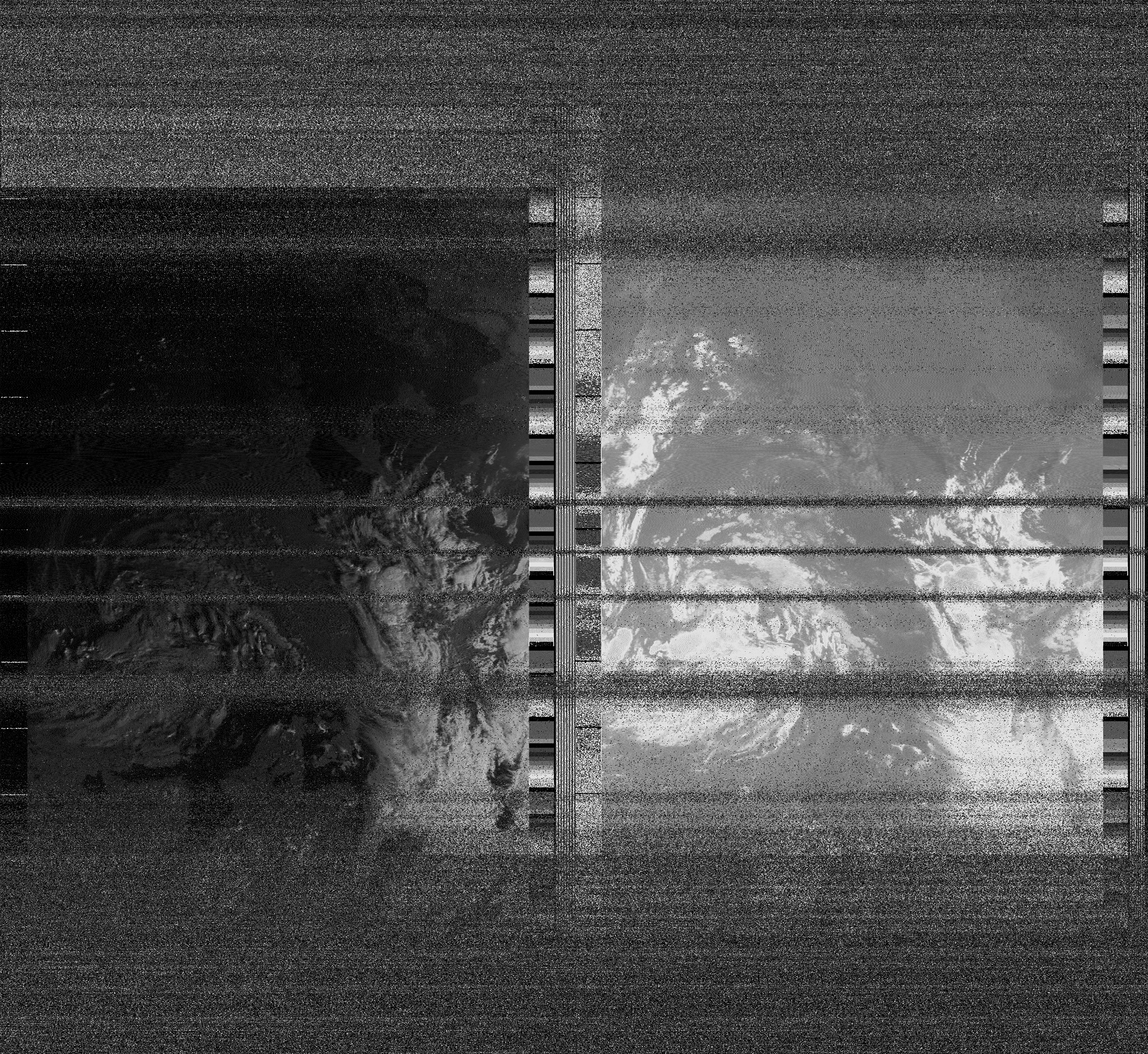 Pristine output with telemetry data withut cropping. Pristine images are
unenhanced, but normalised to produce images which represent,
as best as the software is able to, the original digital data. No attempt is made to temperature
normalise IR images. Disables gamma, sharpening, rotation, and other enhancements.