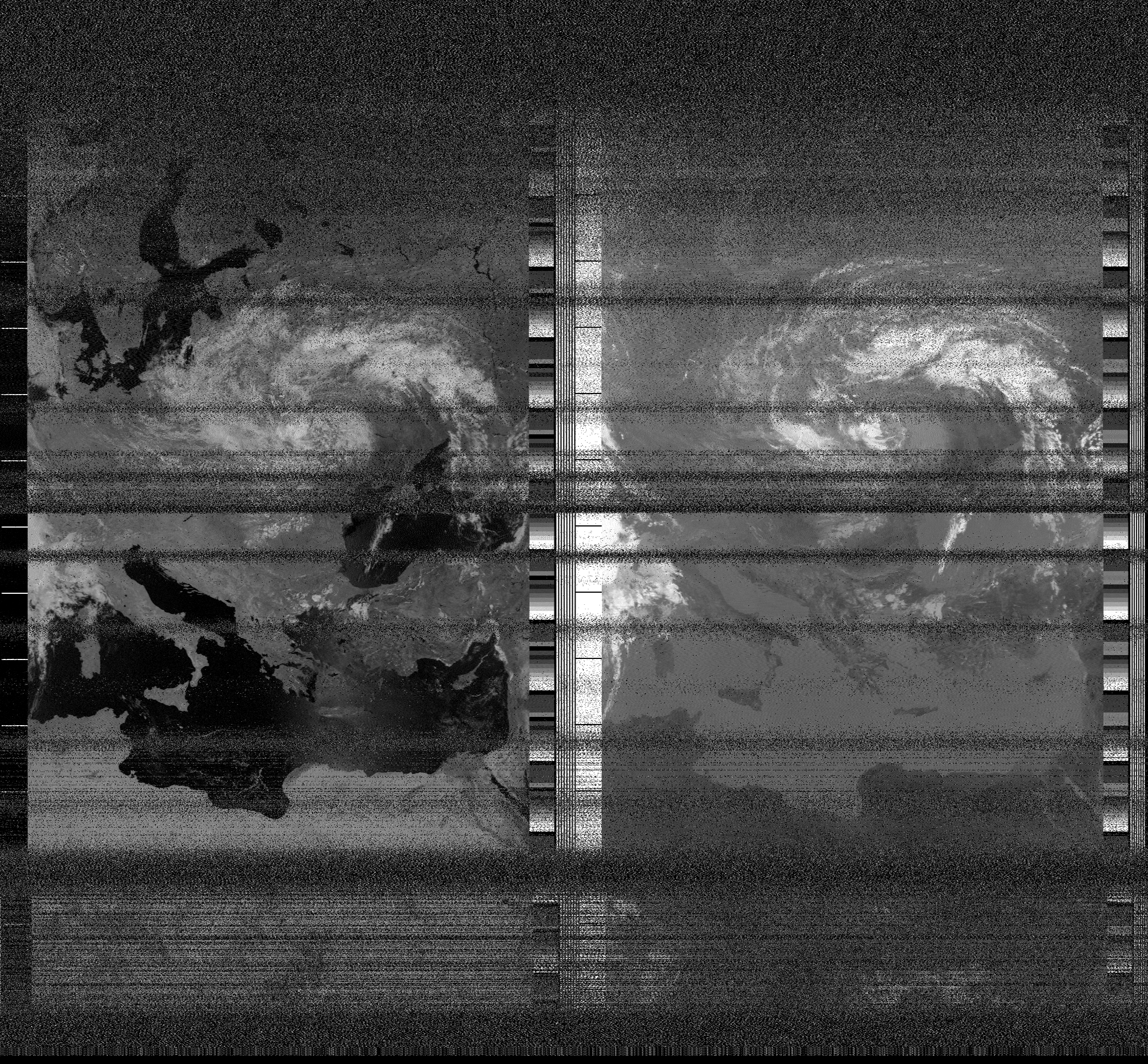 Pristine output with telemetry data withut cropping. Pristine images are
unenhanced, but normalised to produce images which represent,
as best as the software is able to, the original digital data. No attempt is made to temperature
normalise IR images. Disables gamma, sharpening, rotation, and other enhancements.