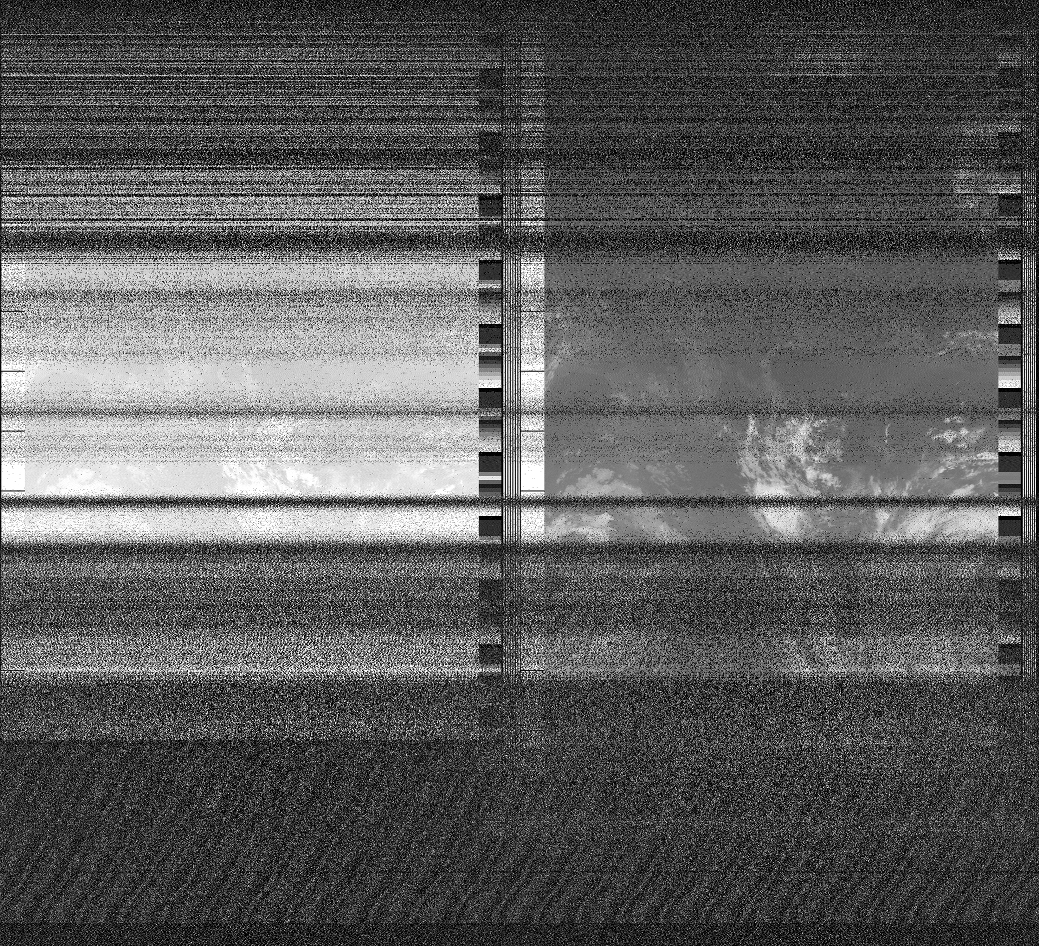 Pristine output with telemetry data withut cropping. Pristine images are
unenhanced, but normalised to produce images which represent,
as best as the software is able to, the original digital data. No attempt is made to temperature
normalise IR images. Disables gamma, sharpening, rotation, and other enhancements.