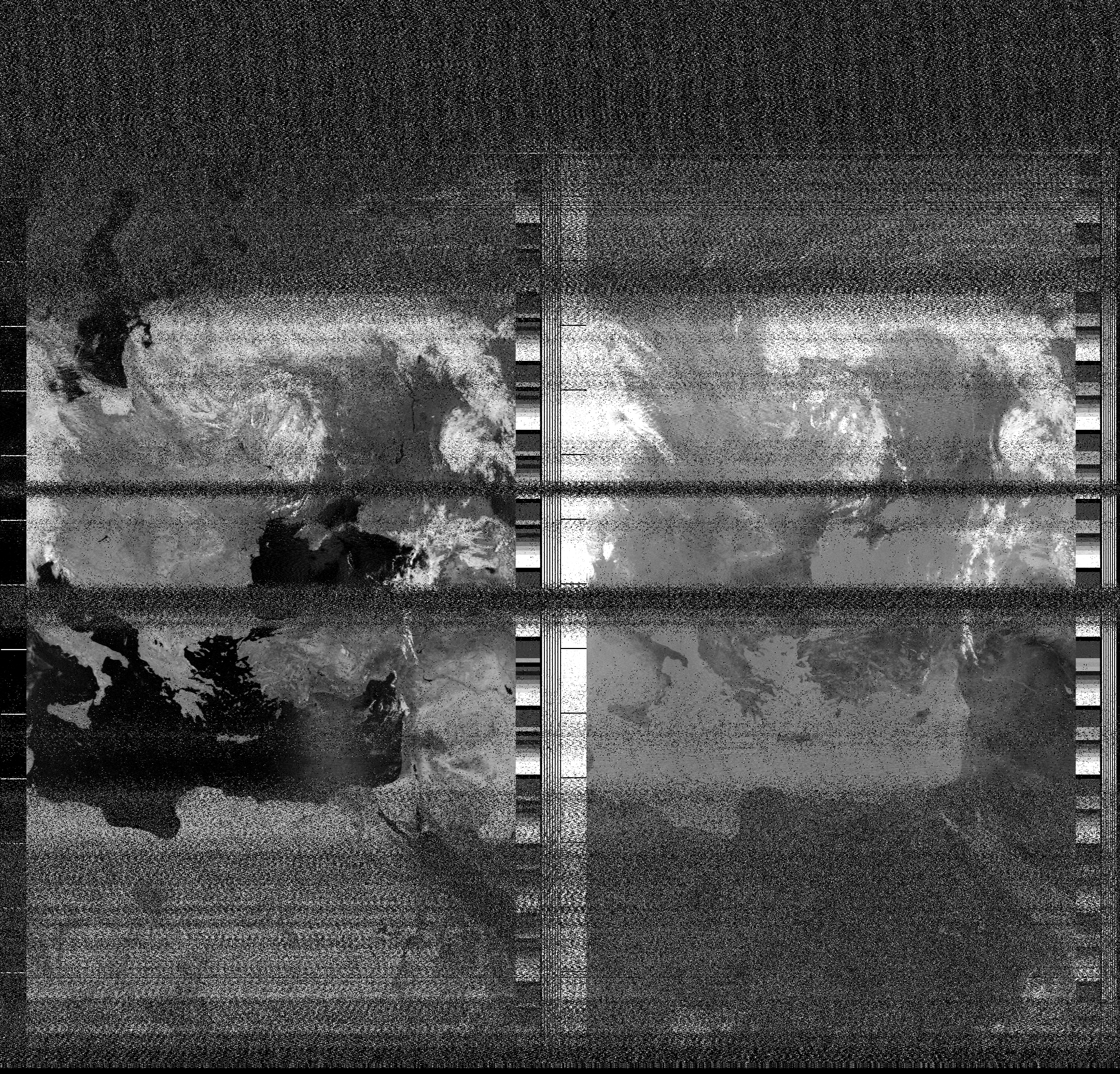 Pristine output with telemetry data withut cropping. Pristine images are
unenhanced, but normalised to produce images which represent,
as best as the software is able to, the original digital data. No attempt is made to temperature
normalise IR images. Disables gamma, sharpening, rotation, and other enhancements.