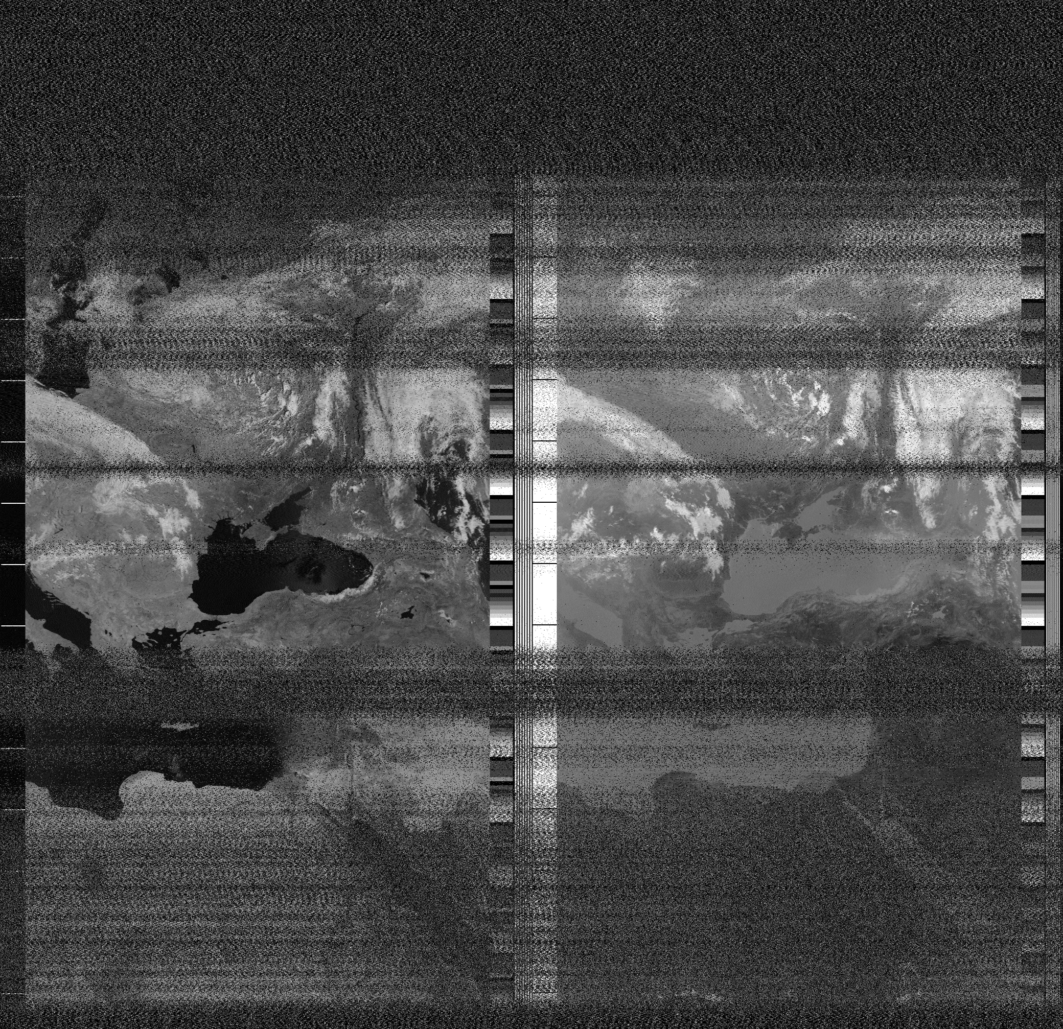 Pristine output with telemetry data withut cropping. Pristine images are
unenhanced, but normalised to produce images which represent,
as best as the software is able to, the original digital data. No attempt is made to temperature
normalise IR images. Disables gamma, sharpening, rotation, and other enhancements.