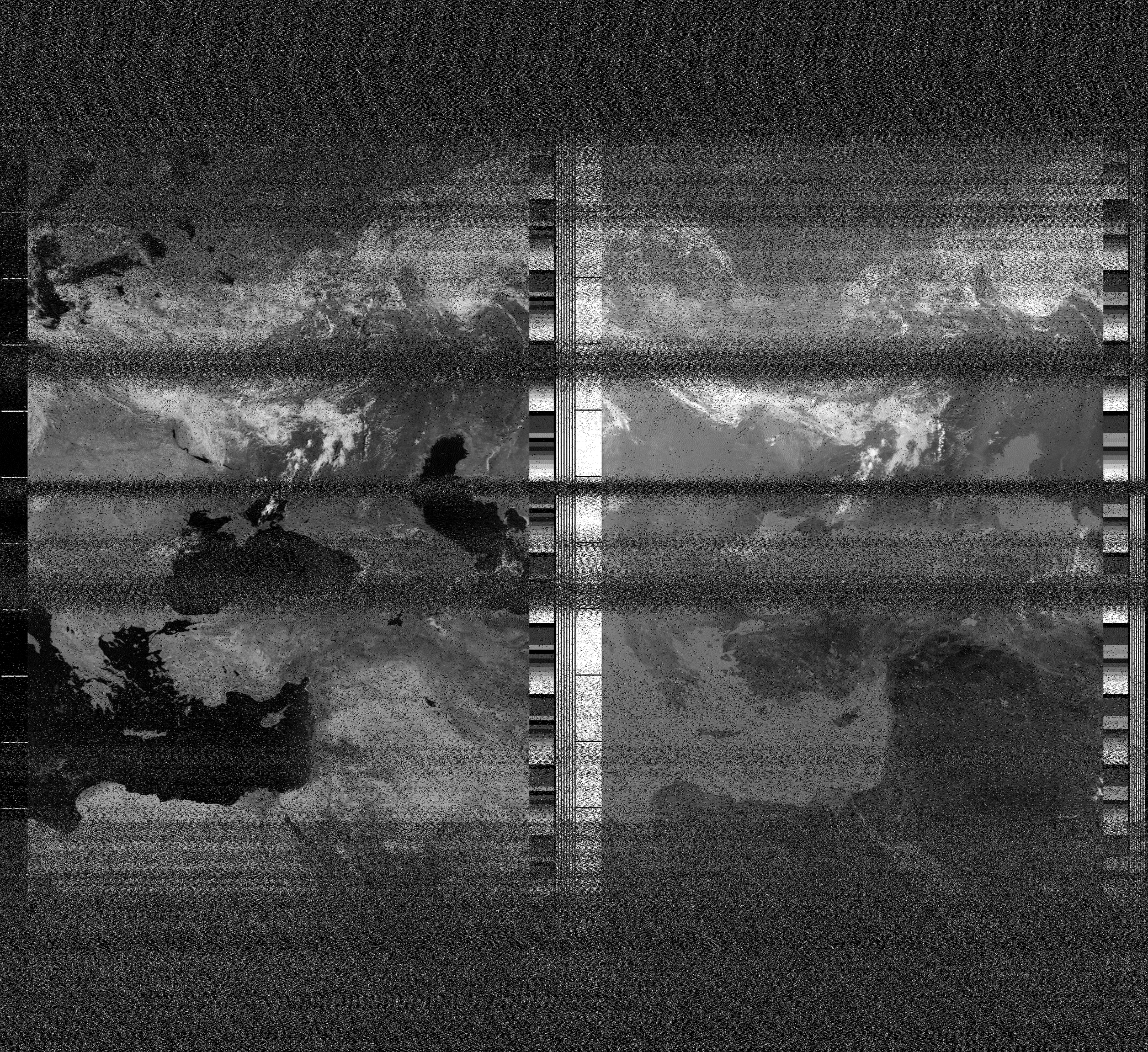 Pristine output with telemetry data withut cropping. Pristine images are
unenhanced, but normalised to produce images which represent,
as best as the software is able to, the original digital data. No attempt is made to temperature
normalise IR images. Disables gamma, sharpening, rotation, and other enhancements.