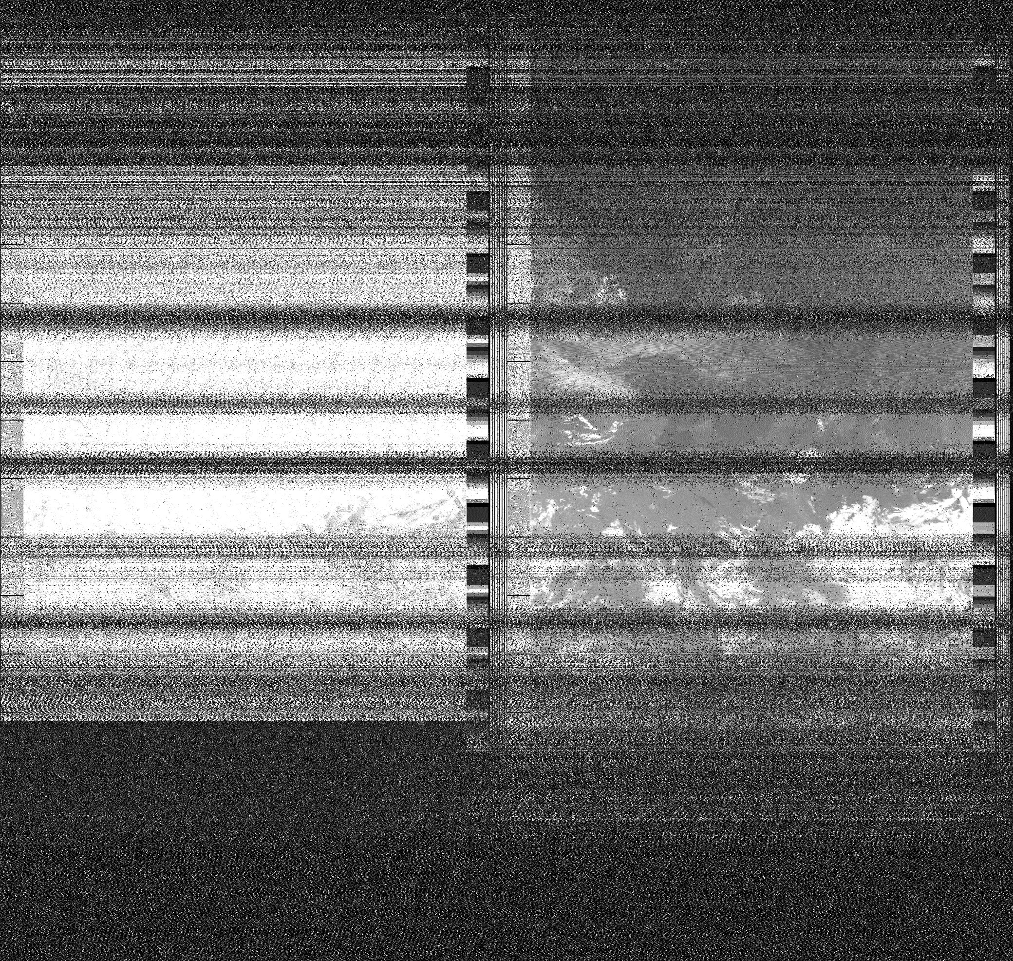 Pristine output with telemetry data withut cropping. Pristine images are
unenhanced, but normalised to produce images which represent,
as best as the software is able to, the original digital data. No attempt is made to temperature
normalise IR images. Disables gamma, sharpening, rotation, and other enhancements.