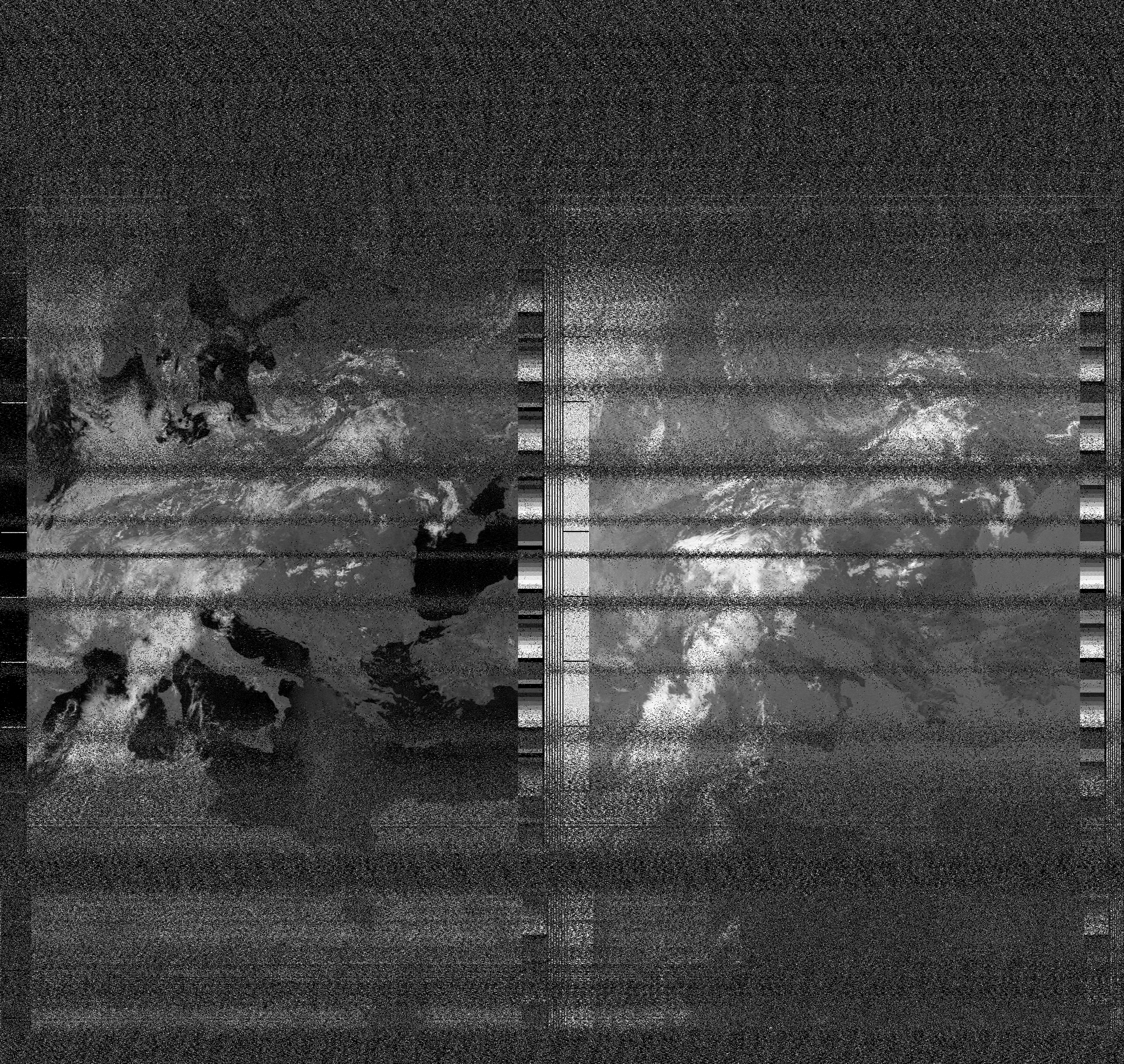 Pristine output with telemetry data withut cropping. Pristine images are
unenhanced, but normalised to produce images which represent,
as best as the software is able to, the original digital data. No attempt is made to temperature
normalise IR images. Disables gamma, sharpening, rotation, and other enhancements.