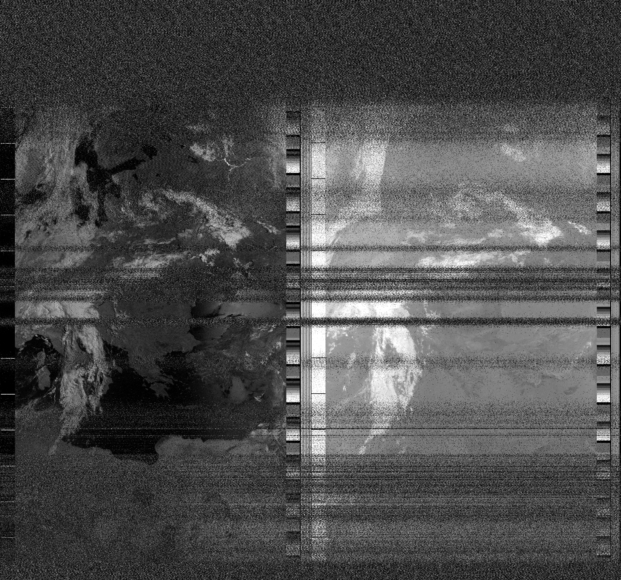 Pristine output with telemetry data withut cropping. Pristine images are
unenhanced, but normalised to produce images which represent,
as best as the software is able to, the original digital data. No attempt is made to temperature
normalise IR images. Disables gamma, sharpening, rotation, and other enhancements.