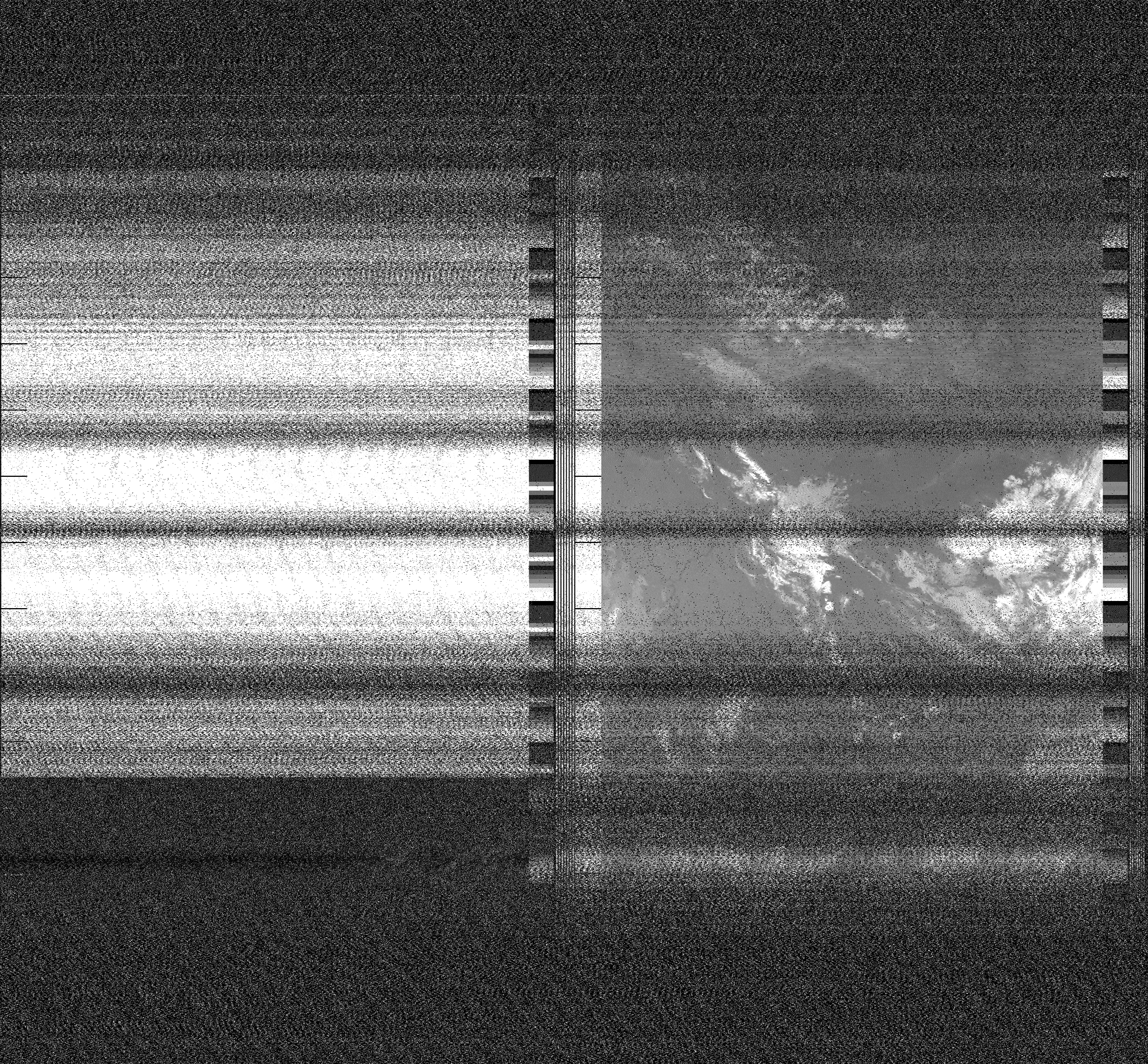 Pristine output with telemetry data withut cropping. Pristine images are
unenhanced, but normalised to produce images which represent,
as best as the software is able to, the original digital data. No attempt is made to temperature
normalise IR images. Disables gamma, sharpening, rotation, and other enhancements.