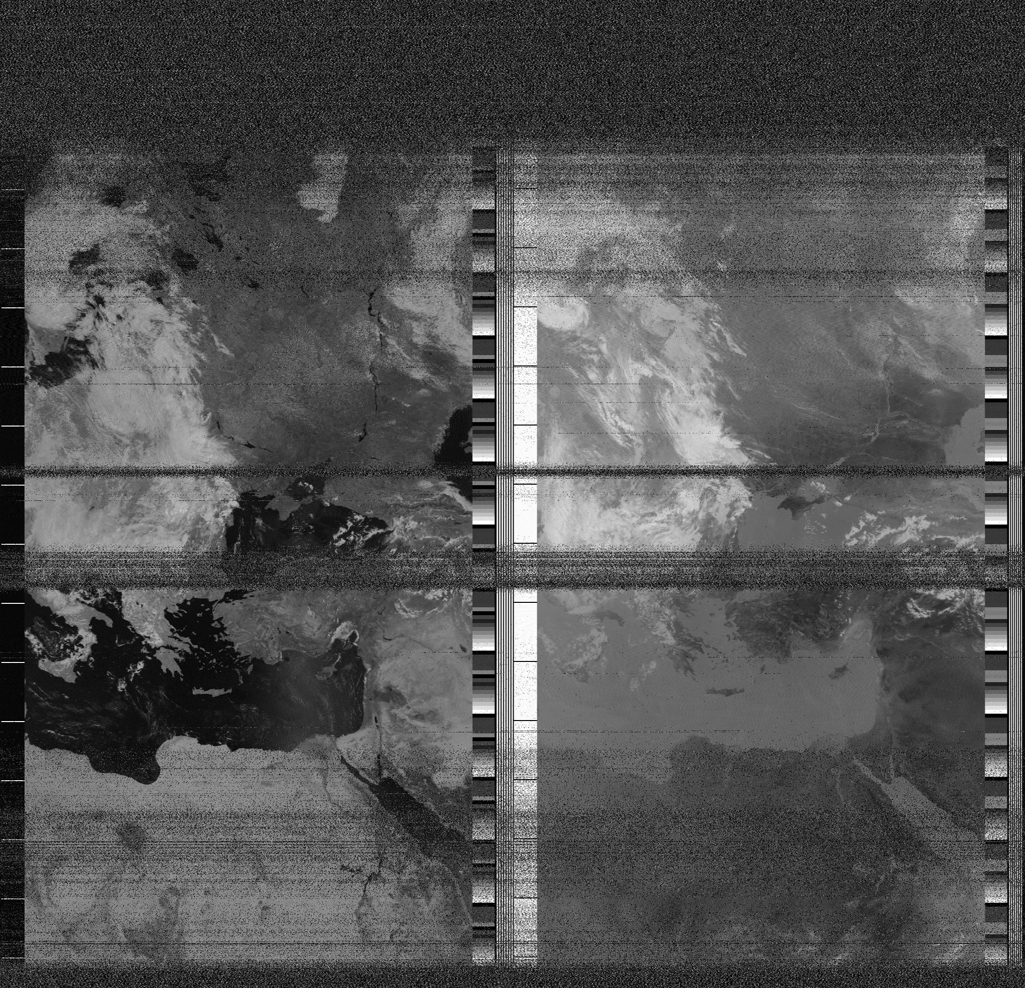 Pristine output with telemetry data withut cropping. Pristine images are
unenhanced, but normalised to produce images which represent,
as best as the software is able to, the original digital data. No attempt is made to temperature
normalise IR images. Disables gamma, sharpening, rotation, and other enhancements.