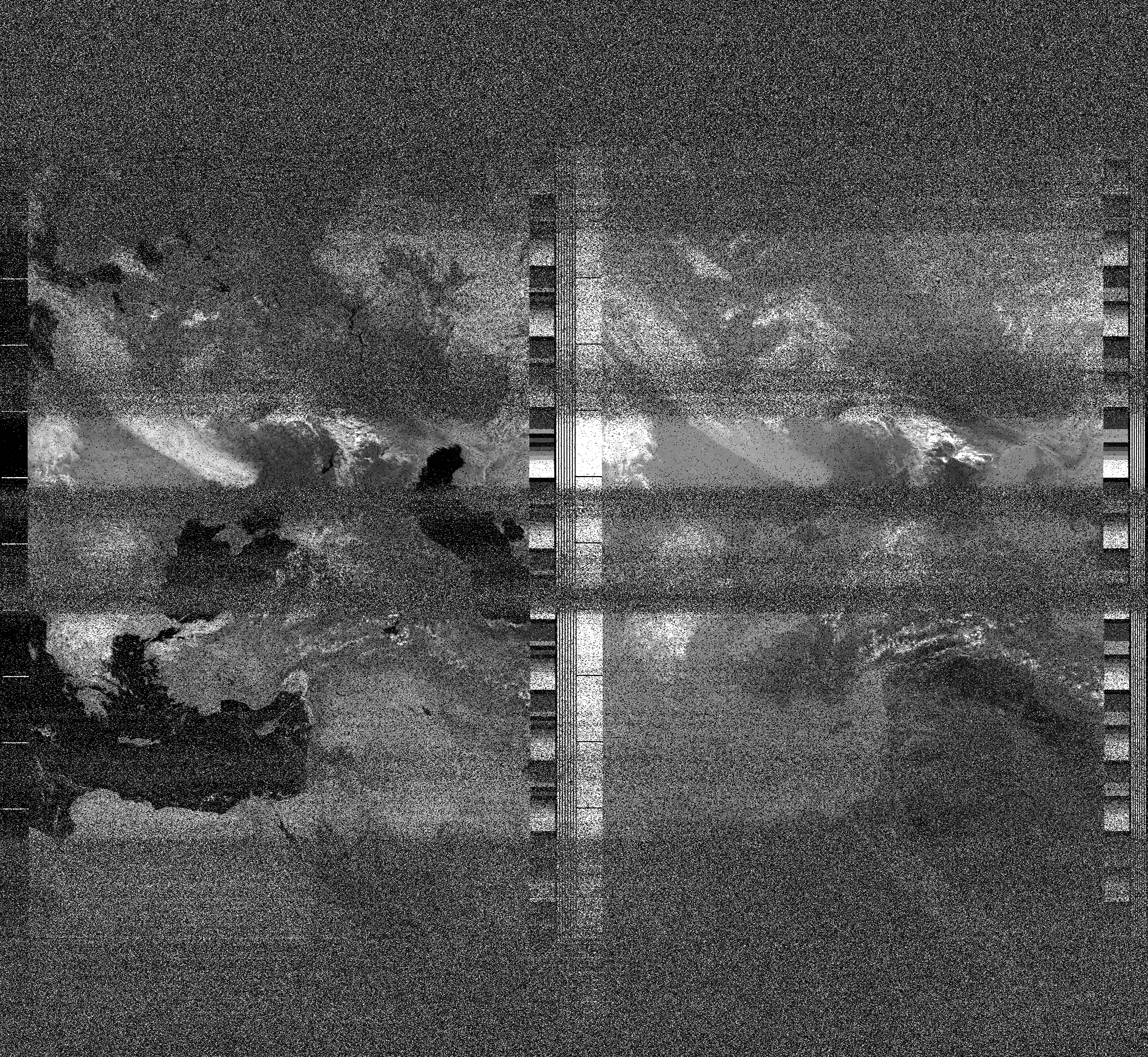 Pristine output with telemetry data withut cropping. Pristine images are
unenhanced, but normalised to produce images which represent,
as best as the software is able to, the original digital data. No attempt is made to temperature
normalise IR images. Disables gamma, sharpening, rotation, and other enhancements.