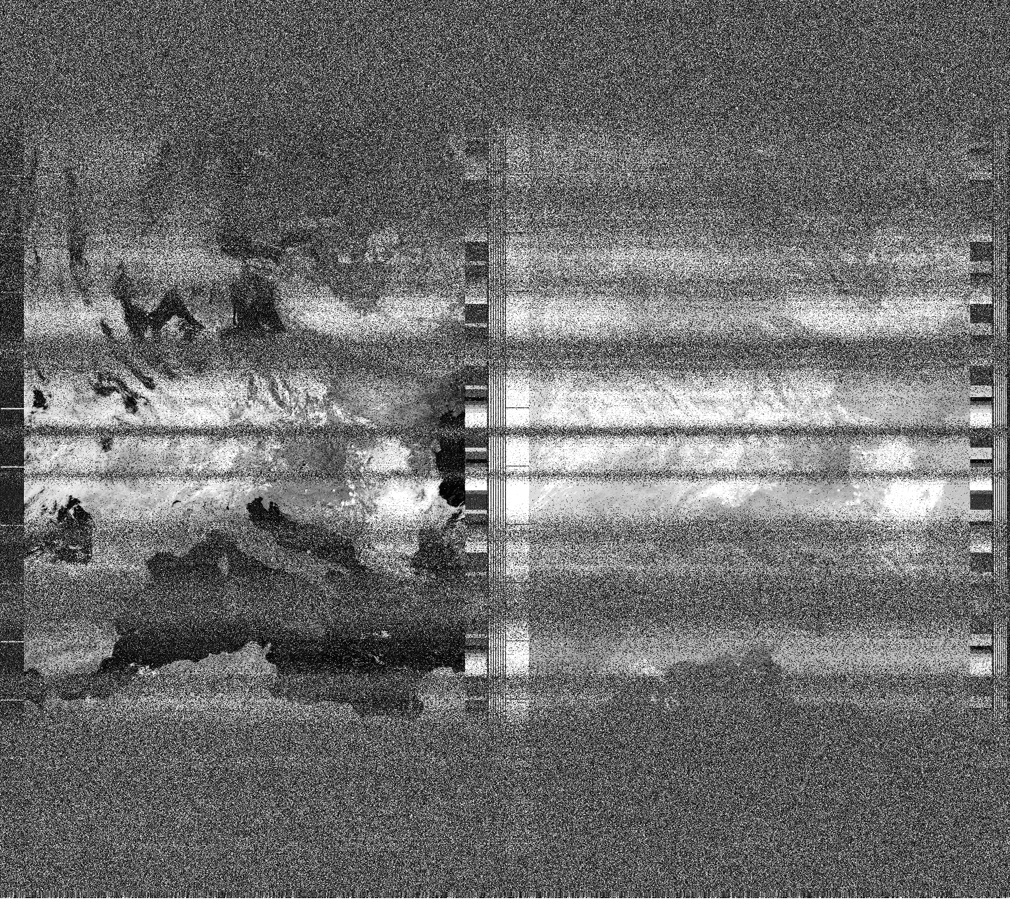 Pristine output with telemetry data withut cropping. Pristine images are
unenhanced, but normalised to produce images which represent,
as best as the software is able to, the original digital data. No attempt is made to temperature
normalise IR images. Disables gamma, sharpening, rotation, and other enhancements.