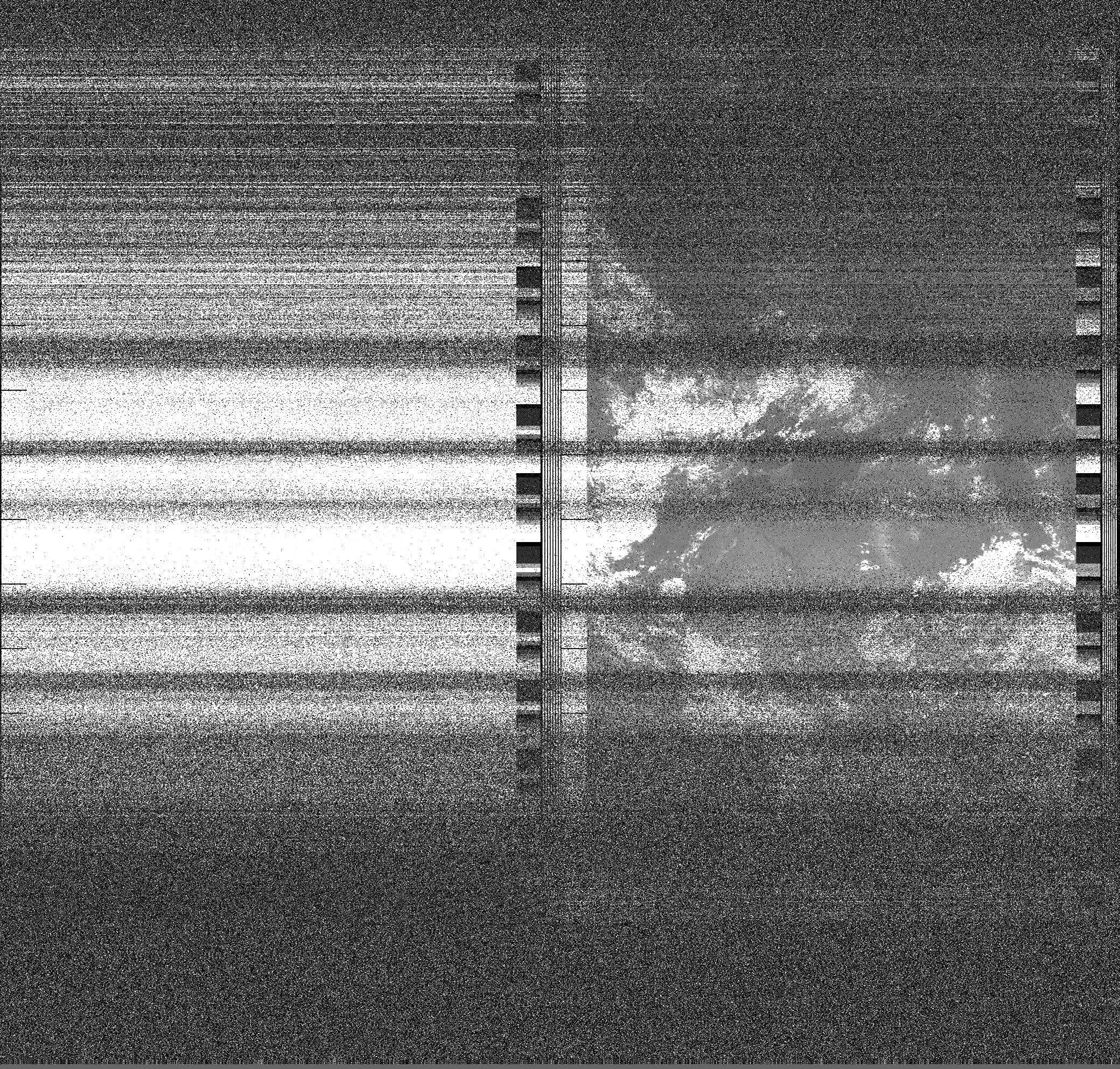 Pristine output with telemetry data withut cropping. Pristine images are
unenhanced, but normalised to produce images which represent,
as best as the software is able to, the original digital data. No attempt is made to temperature
normalise IR images. Disables gamma, sharpening, rotation, and other enhancements.
