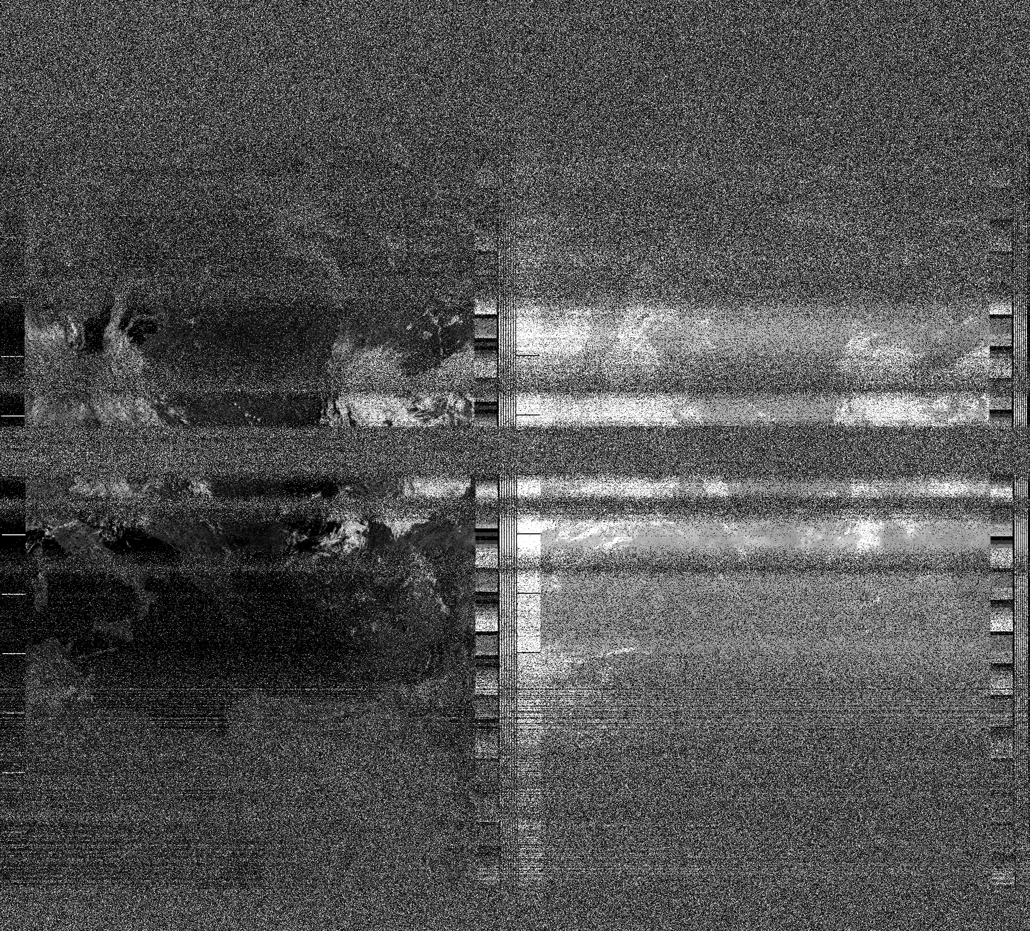 Pristine output with telemetry data withut cropping. Pristine images are
unenhanced, but normalised to produce images which represent,
as best as the software is able to, the original digital data. No attempt is made to temperature
normalise IR images. Disables gamma, sharpening, rotation, and other enhancements.